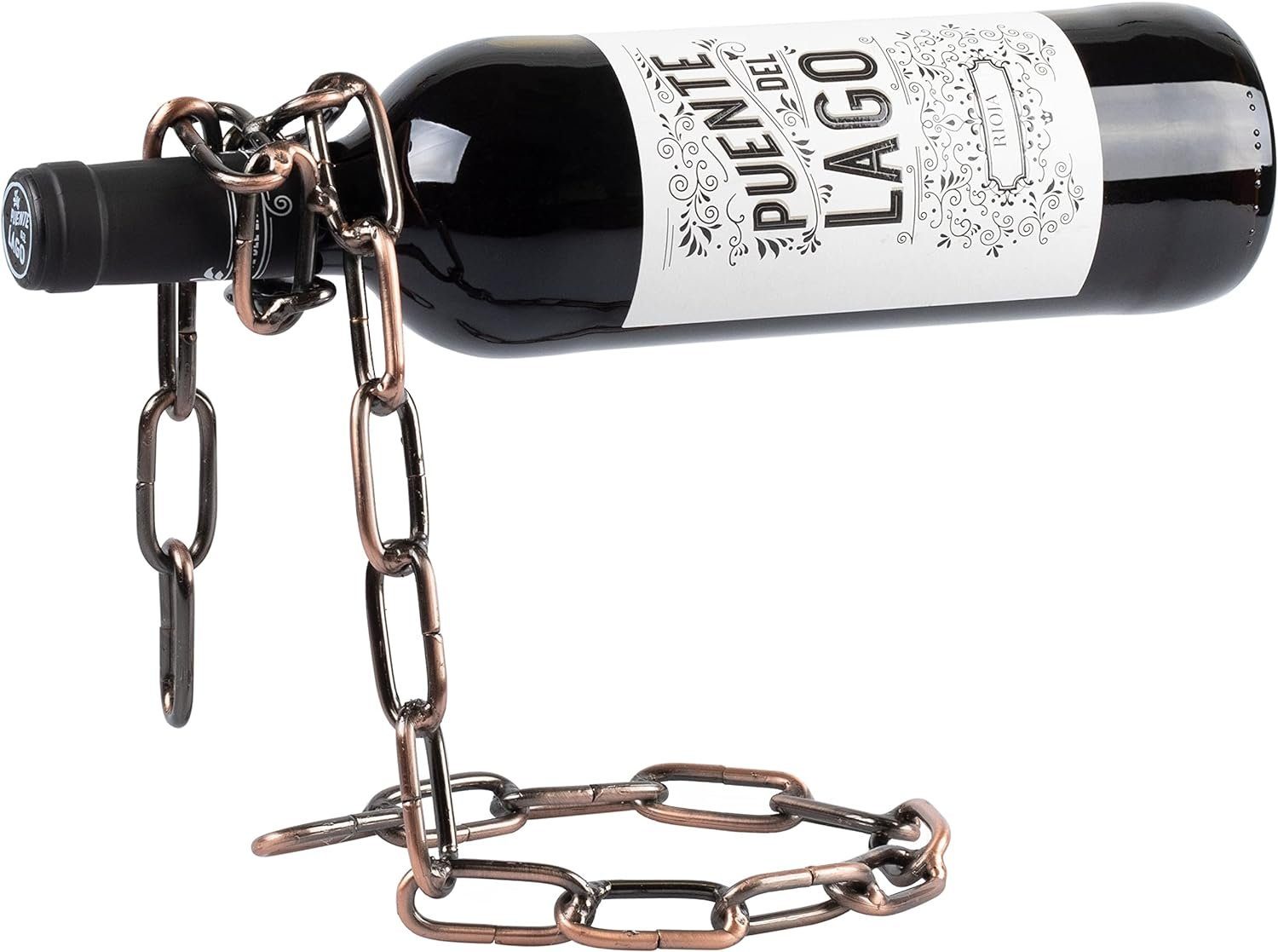 XDeer Flaschenhalter Weinflaschenhalter Flaschendeko,Deko Halter,Flaschenständer, Weinständer,schwebender Flasche Wein,Coolste Geschenk