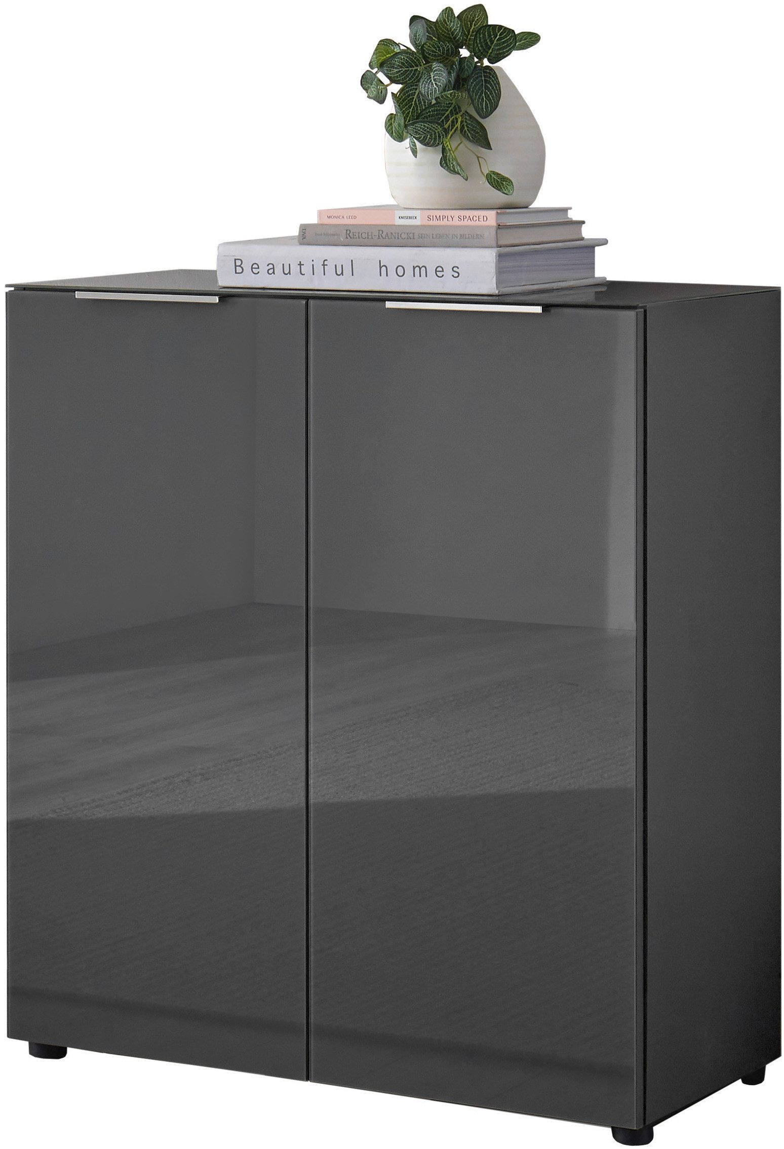 HBZ Kommode Santorin, BxHxT 90x99x40 cm (1 St), Breite 90cm, Softclose für Türen, Melaminbeschichtung