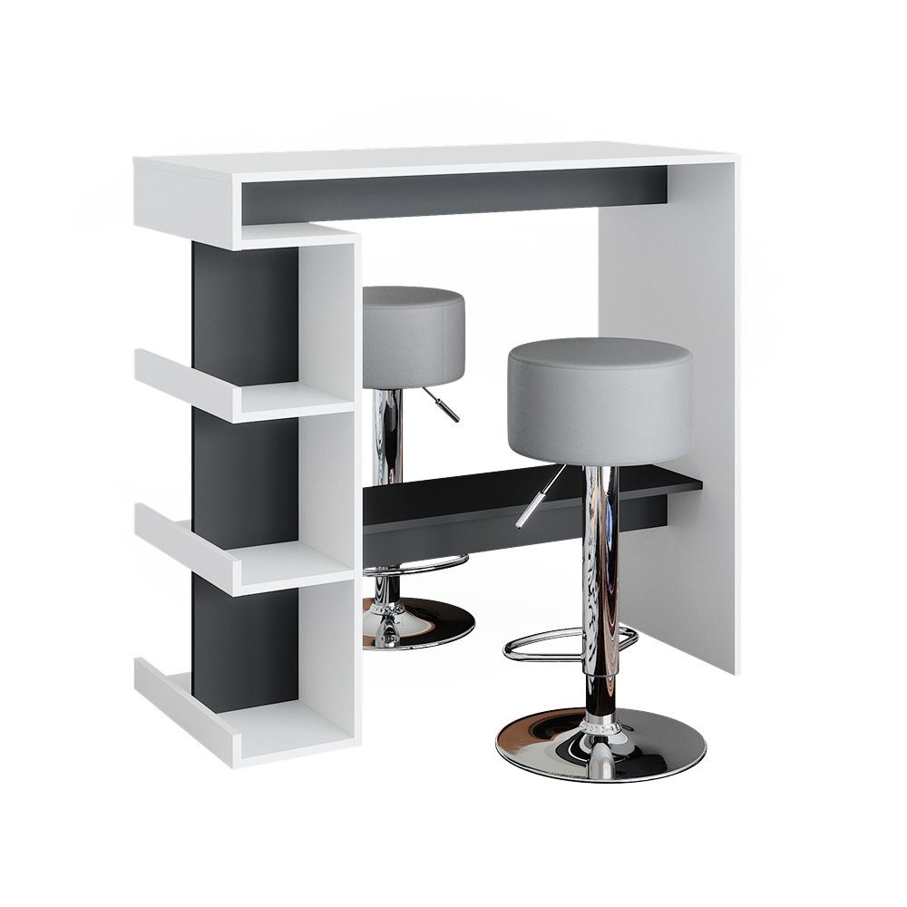 Vicco Bartisch Dana, Weiß/Anthrazit, 108 x günstig online kaufen