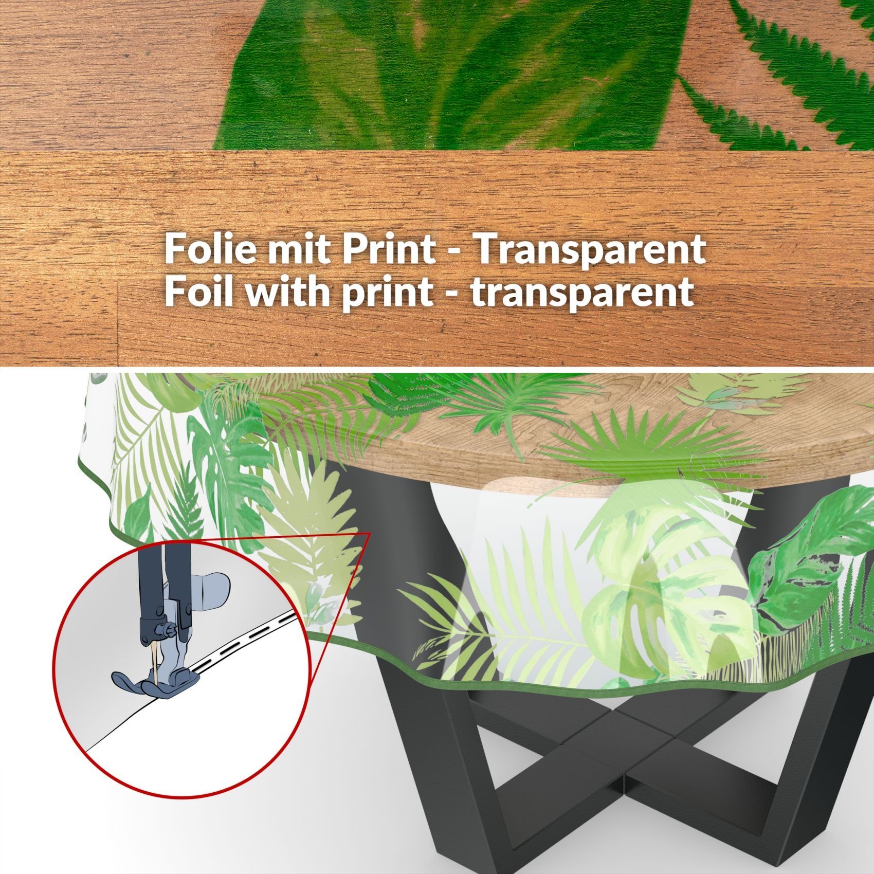 ANRO Tischdecke Klara Tischtuch Plastiktischdecke Schutzdecke günstig online kaufen