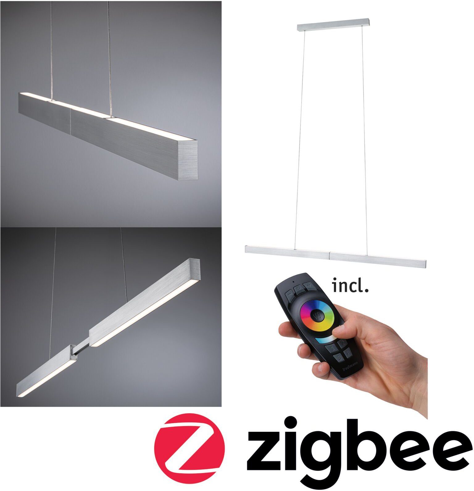 Paulmann LED Pendelleuchte Aptare, Dimmfunktion, LED günstig online kaufen