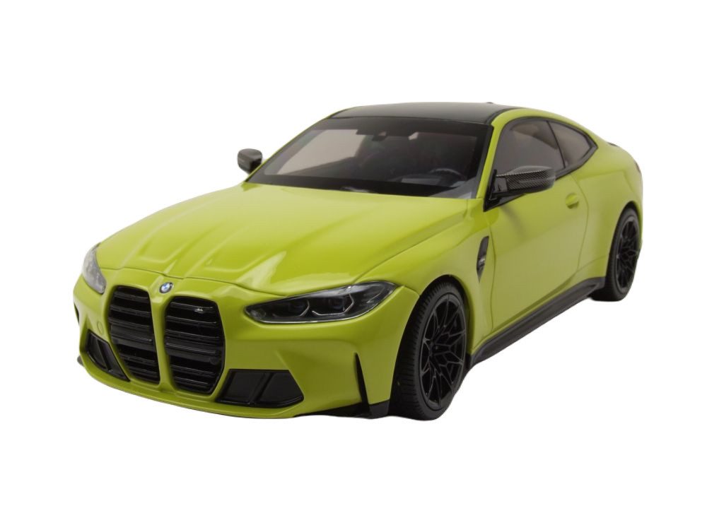 Modellauto BMW M4 2020 gelb