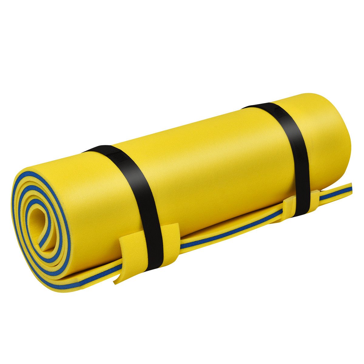 COSTWAY Badeinsel Wasserliege, 220x90cm, 100kg belastbar