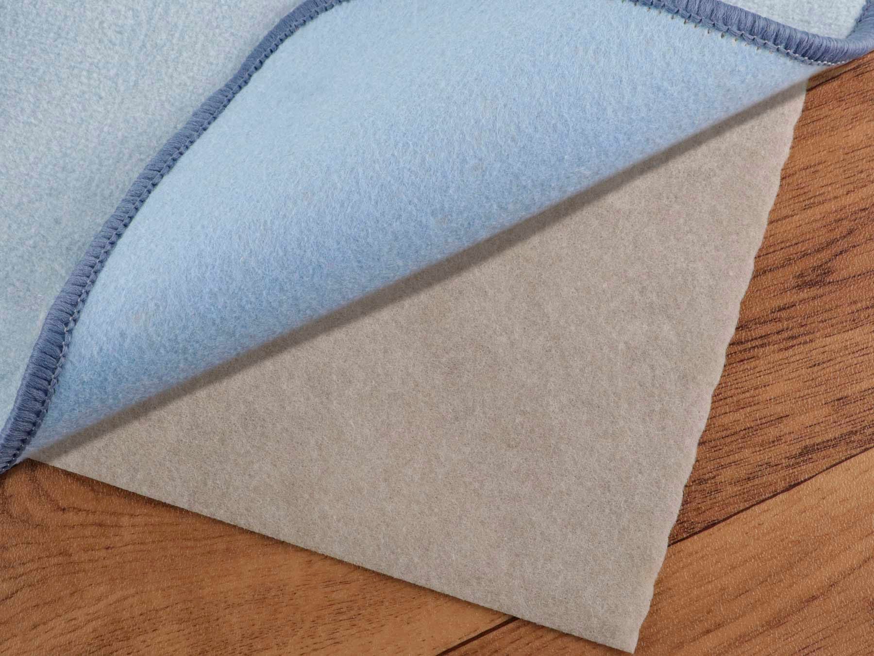 Primaflor-Ideen in Textil Teppichunterlage VLIES-STOP PLUS, Made in Germany, (1-St), Rutschunterlage aus Vlies mit Gleitschutz, individuell zuschneidbar