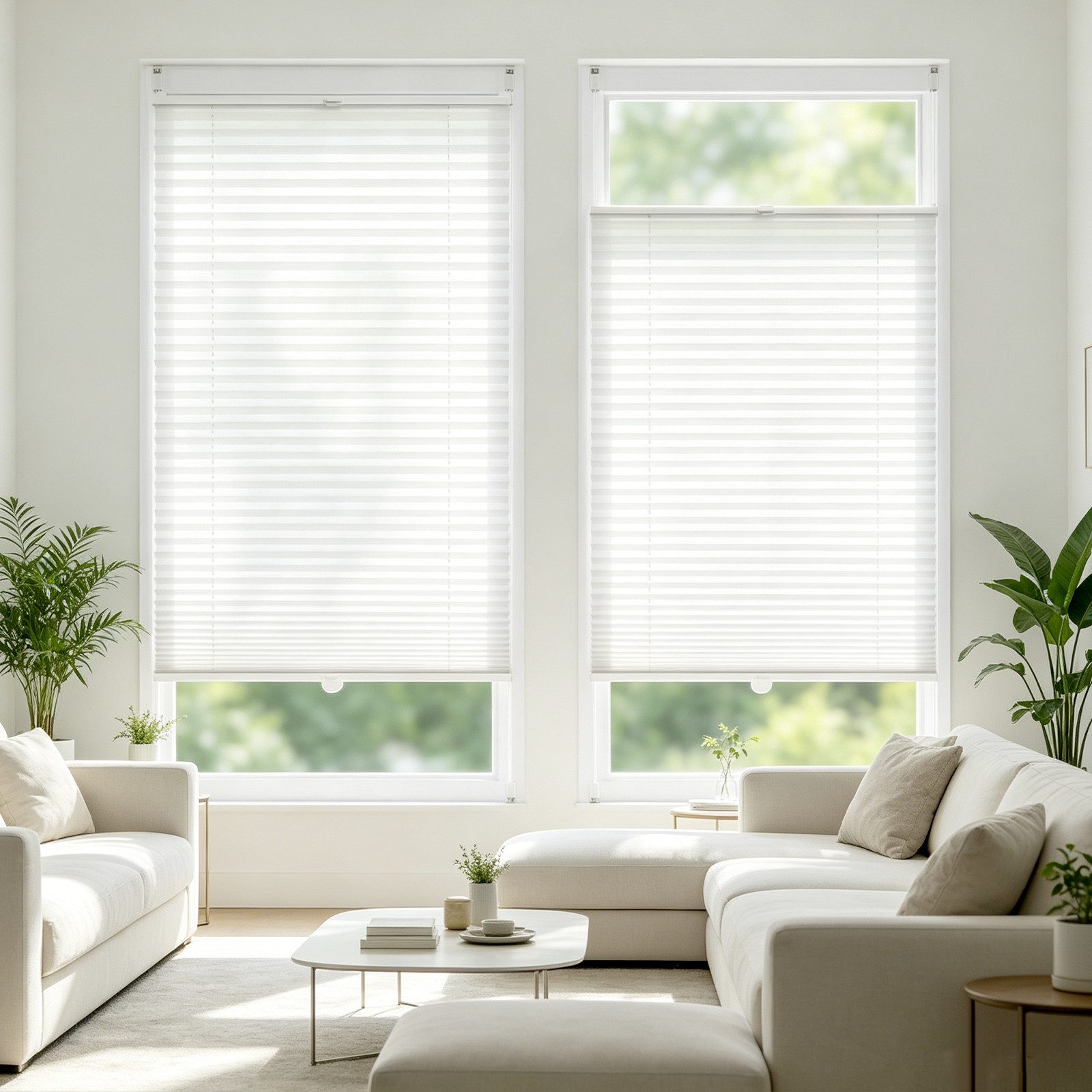 Salcar Plissee Plissee ohne Bohren Klemmfix Rollo verspannt für Fenster Lichtschutz, blickdicht mit Klemmträger im Fixmaß für Fenster und Türen – Bild 5 von 5