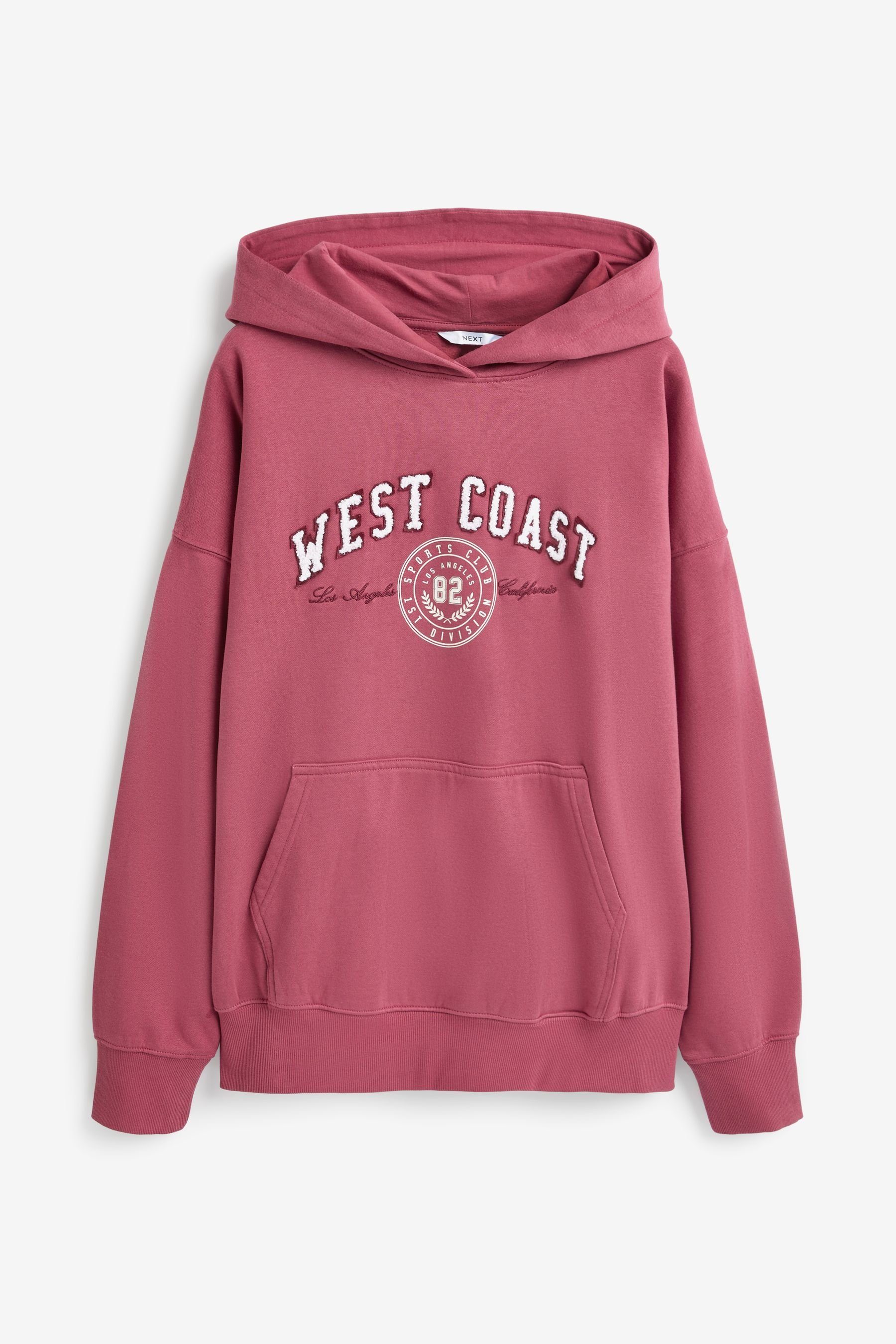 Next Kapuzensweatshirt Coast West (1-tlg) mit Oversized-Kapuzensweatshirt Grafik