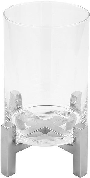 Fink Windlicht YONO, Weihnachtsdeko (1 St), aus Edelstahl und Glas