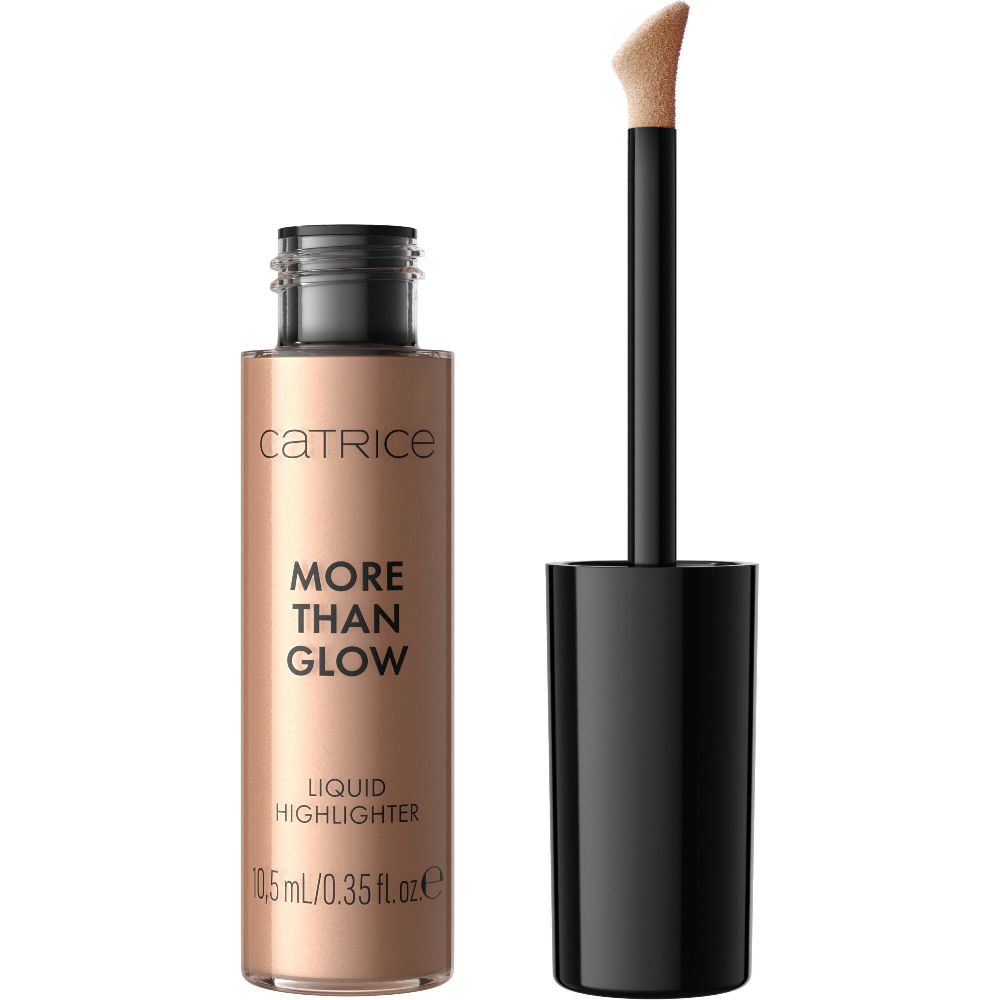 Catrice Highlighter MORE THAN GLOW LIQUID HIGHLIGHTER, 3-tlg., in einem schimmernden Ton für einen individuell anpassbaren Glow