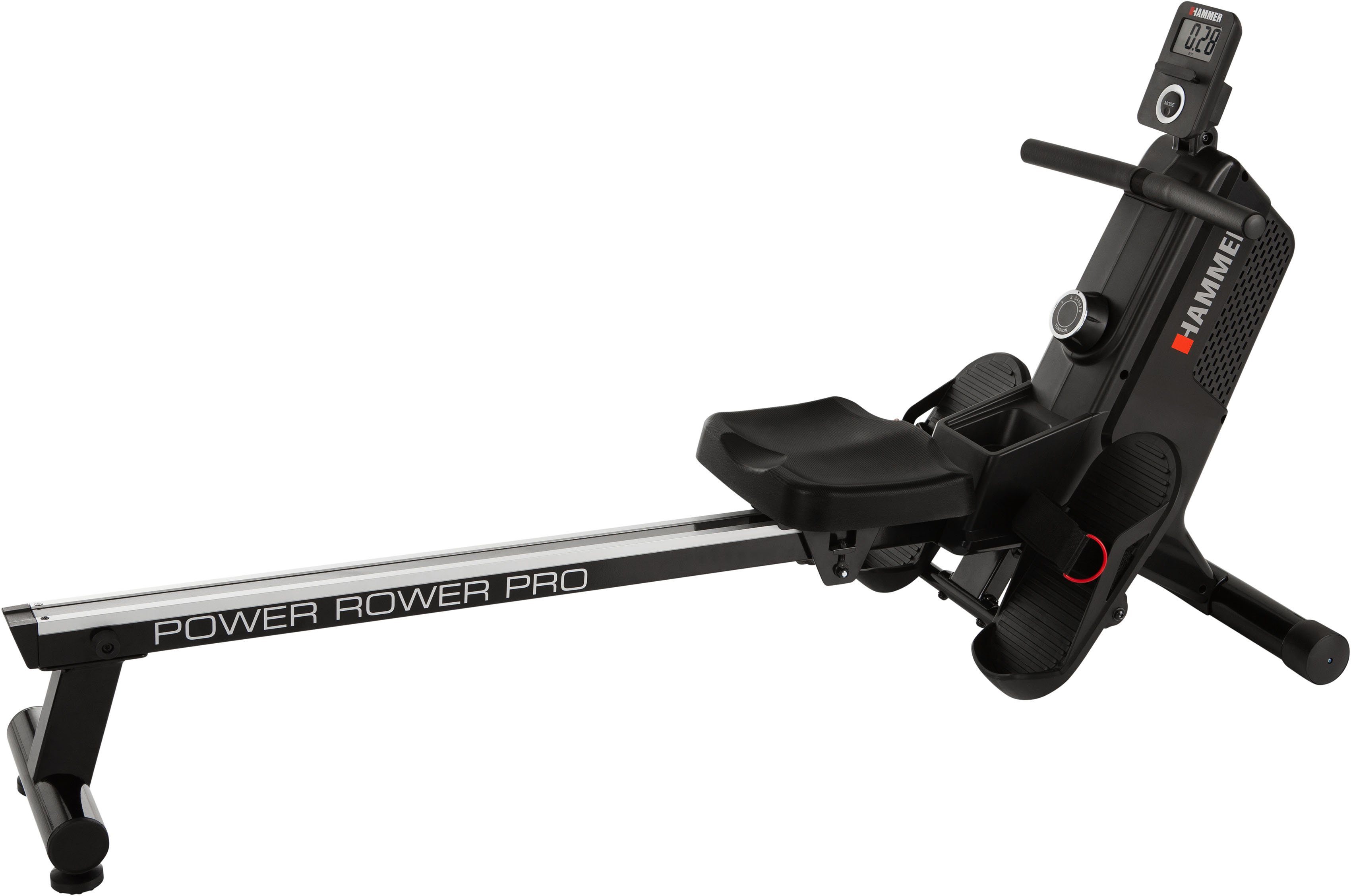 Hammer Rudergerät POWER ROWER PRO II, mit 8-facher manueller Widerstandsverstellung