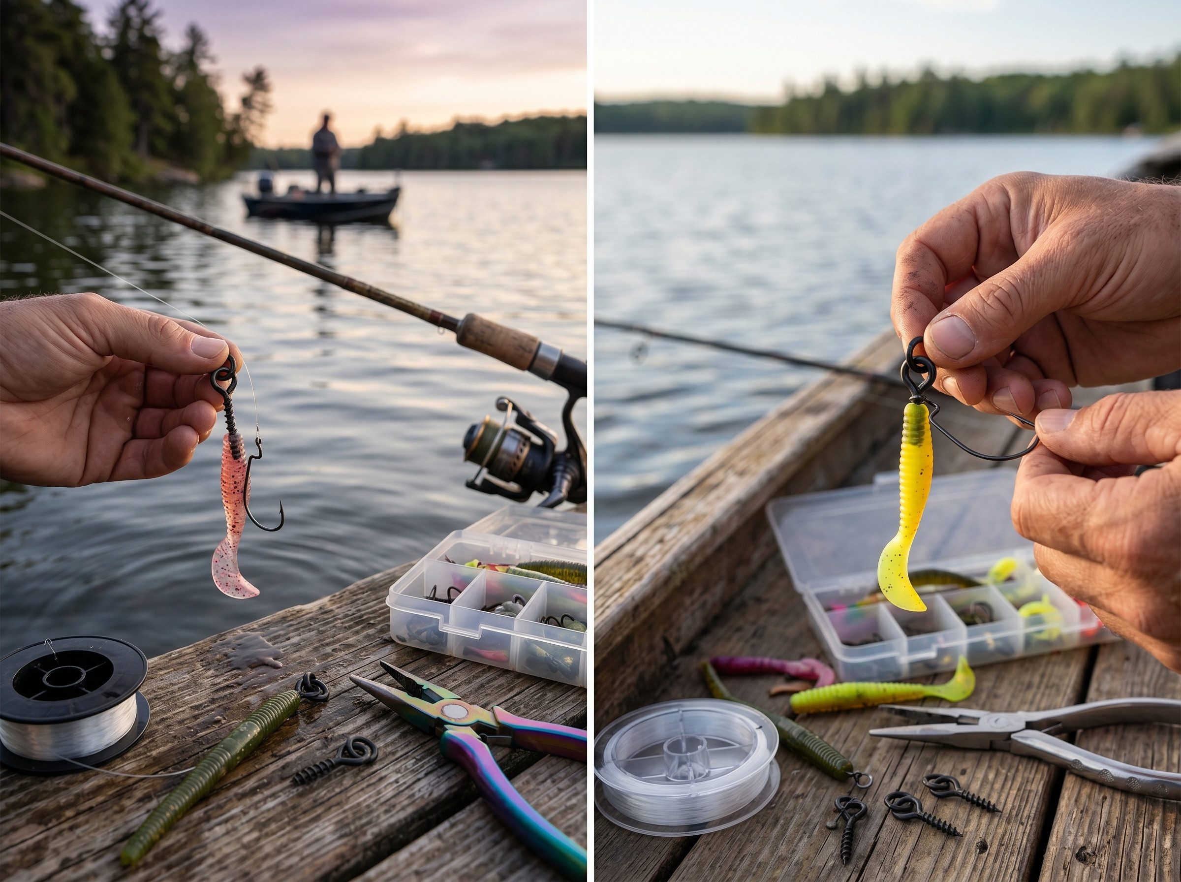 GARRYFIZH Kunstköder 10x Köderschrauben matt schwarz - Bait Screws für Boilies & Pop-Ups, Robuste Boilie-Schrauben, matt schwarz, für Karpfen-Rigs & Köder