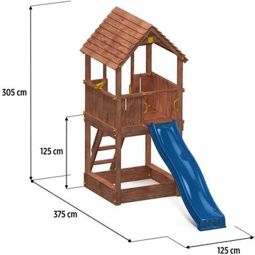 FUNGOO Spielturm JOY, mit Rutsche