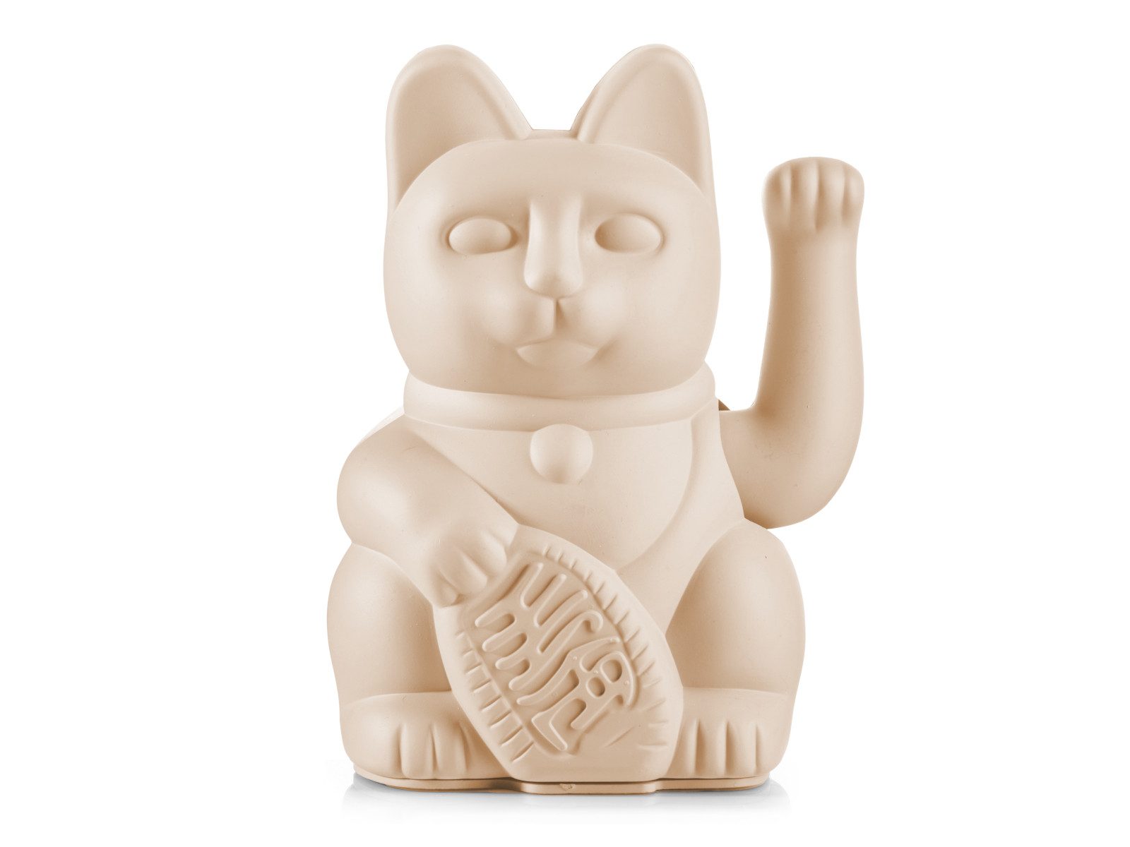 Donkey Products Dekofigur Lucky Cat Classic Winkekatze ocker 15cm