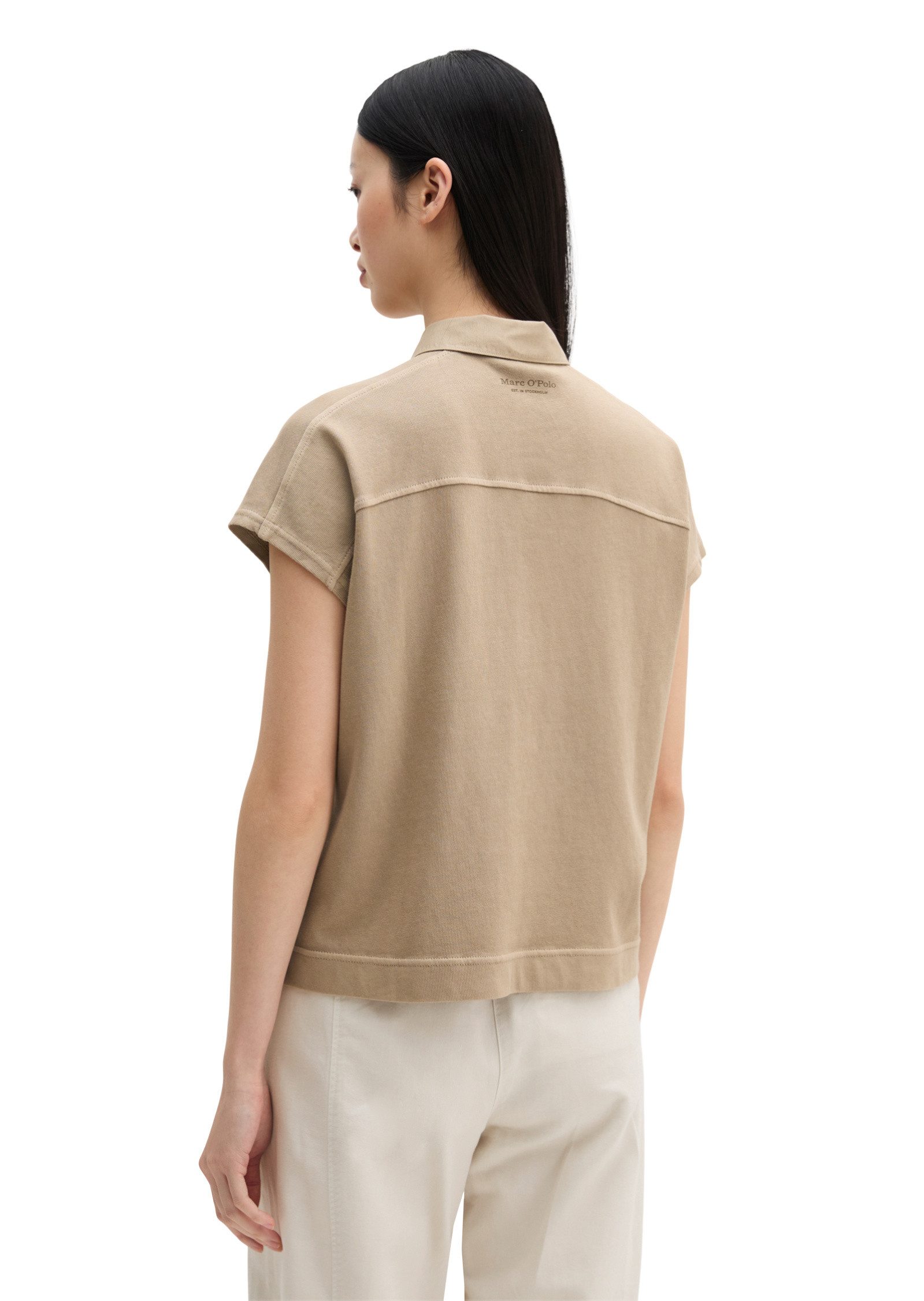 Marc O'Polo Poloshirt aus reiner Bio-Baumwolle