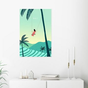 Posterlounge Poster Katinka Reinke, Bali Illustration, Wohnzimmer Minimalistisch Malerei