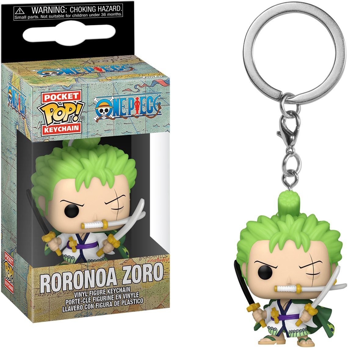 Funko Schlüsselanhänger One Piece - Roronoa günstig online kaufen