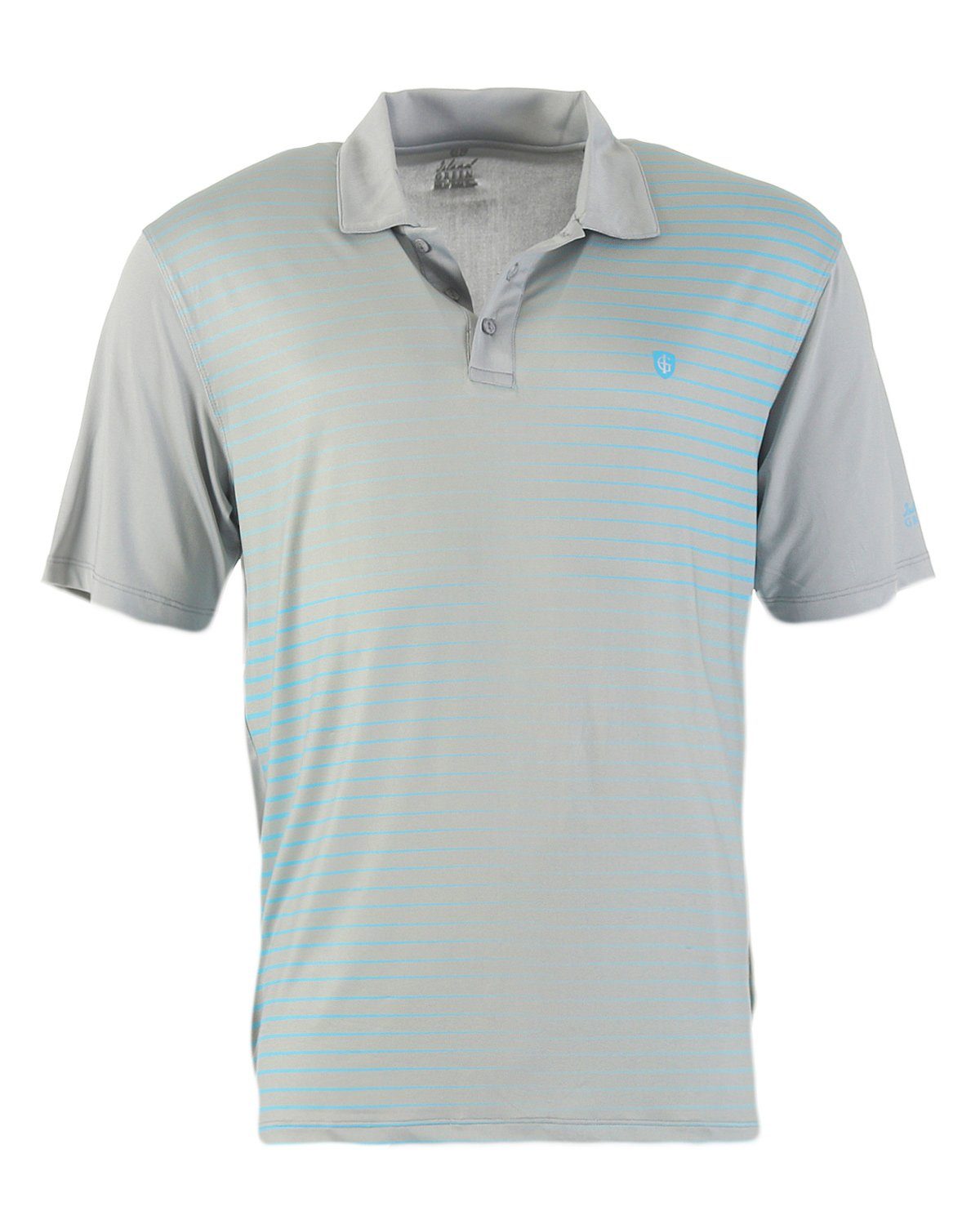 ISLAND GREEN Poloshirt Poloshirt Golfshirt Herren modisches T-Shirt Tennis Shirt Golf-Polo Funktionsmaterial mit Knopfleiste