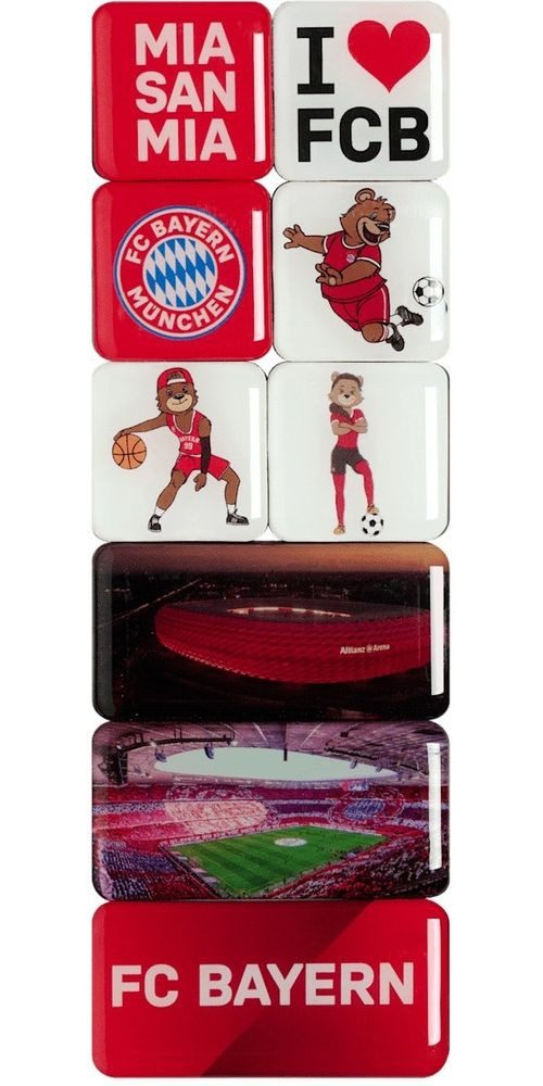 FC Bayern München Magnet Magnet 9er-Set