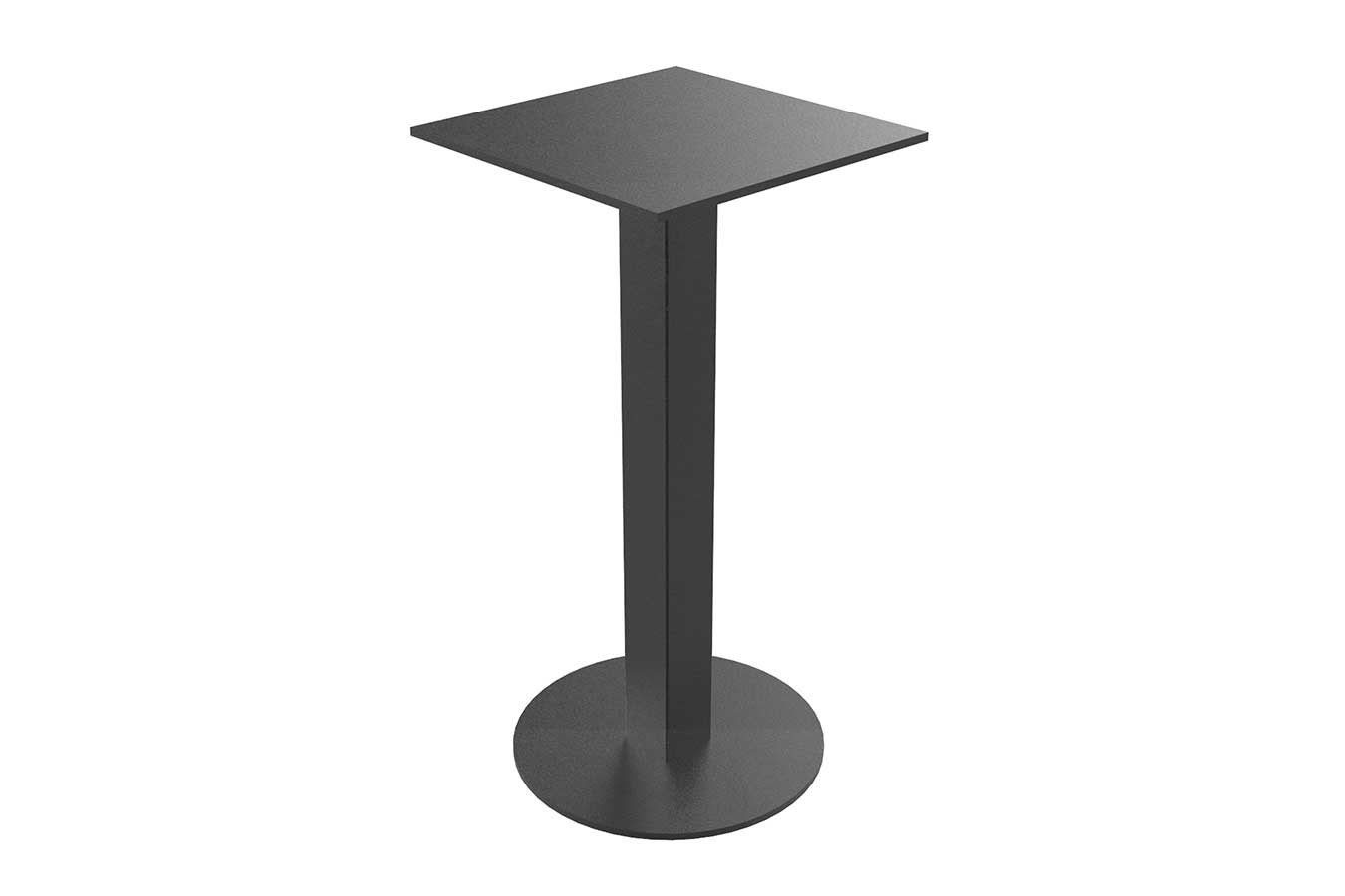 Tischgestell schwarz Rohstahl 100 Tischbein Mittelfuss Tischhelden