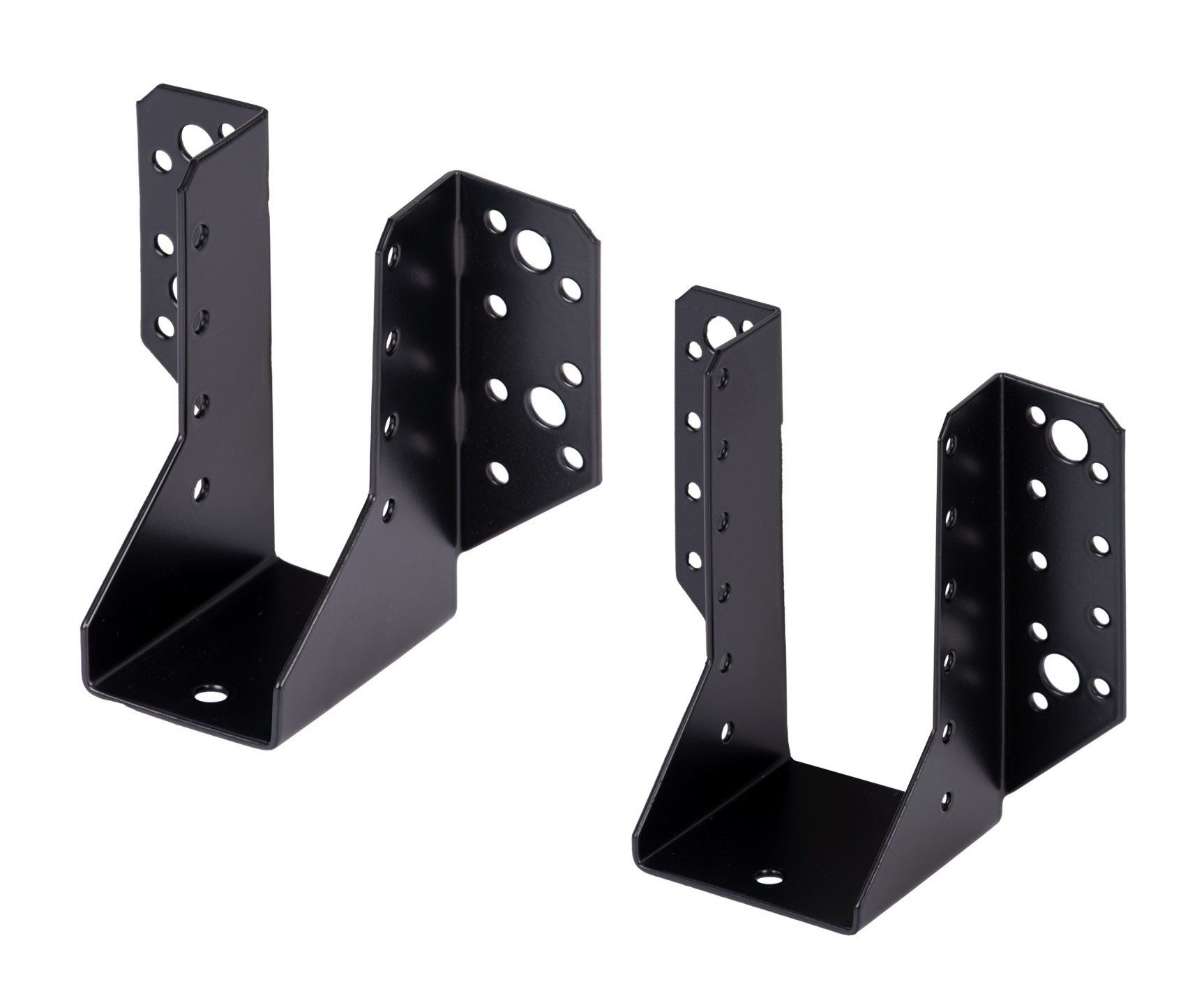 Alberts Winkelverbinder, 25x Balkenschuh Typ A, schwarz, 45x110 mm oder 64x128 mm