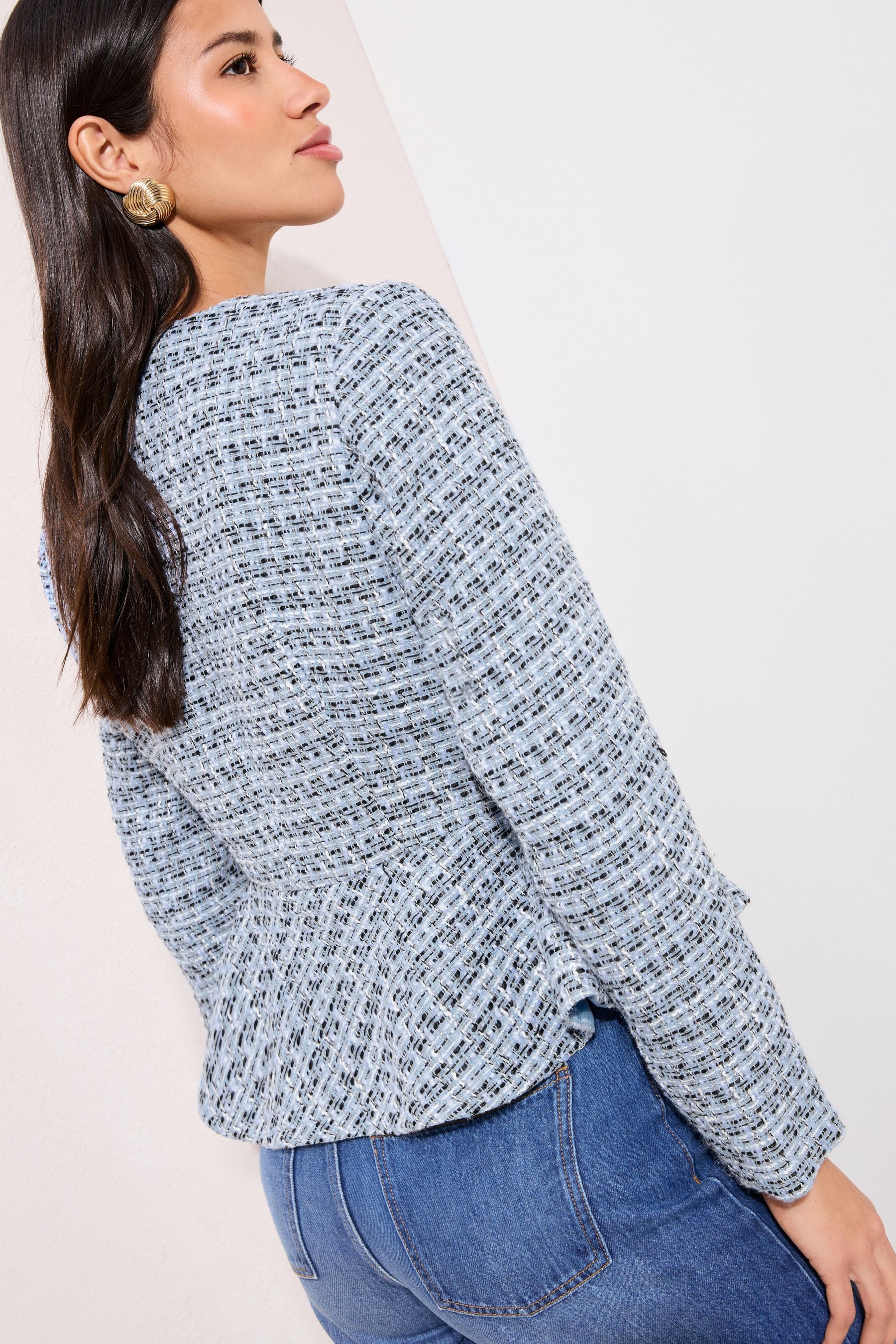 Friends Like These Jackenblazer Friends Like These Boucle-Blazerjacke, Schö günstig online kaufen