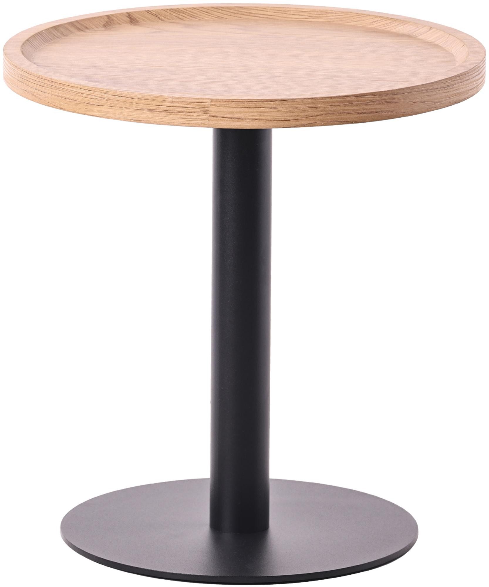 furnicato Beistelltisch Aspen 40x40x42 cm natura (1-St)