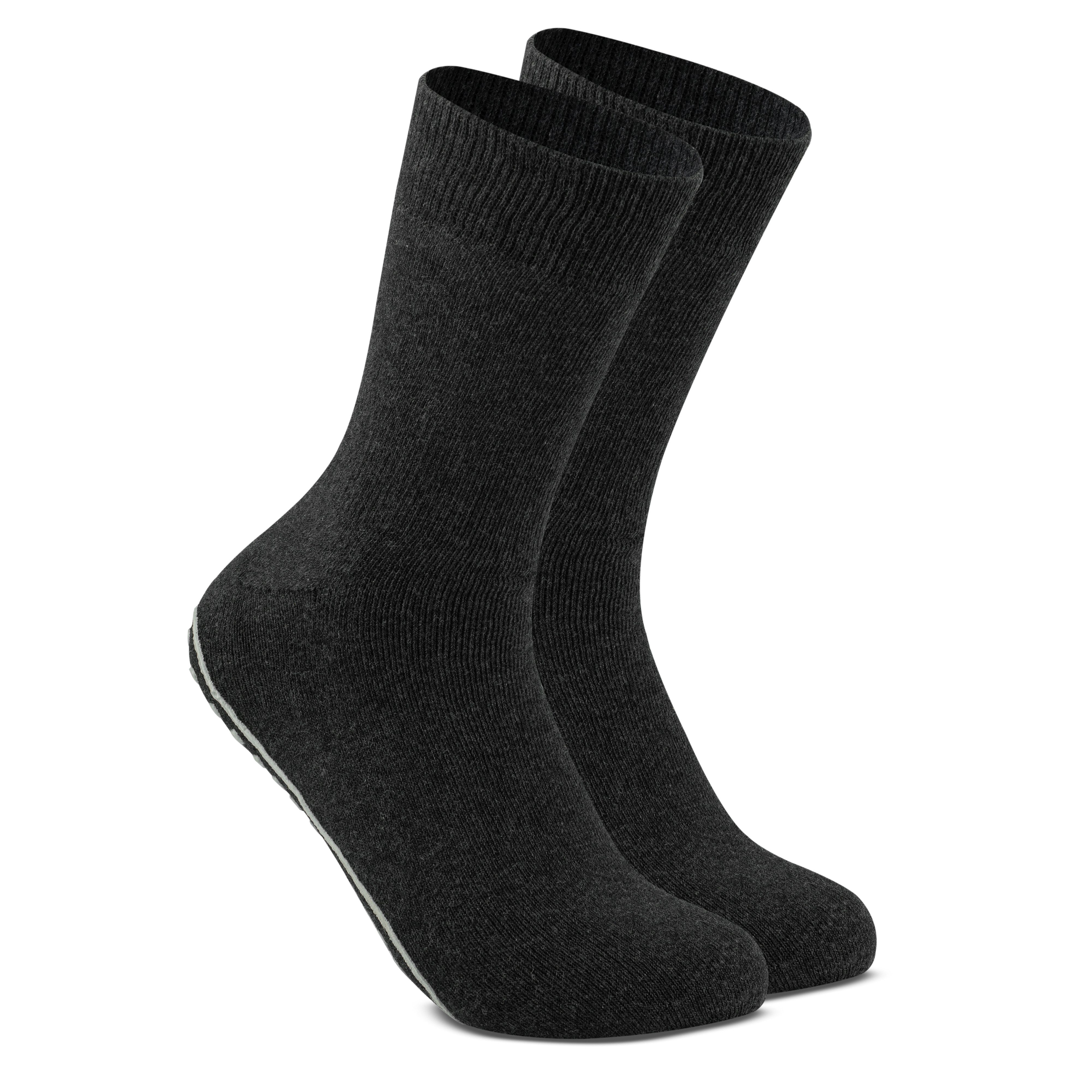 Bärenfuß Haussocken 3 Paar Herren Damen Premium ABS Socken - Extra Rutschfest dank Noppen