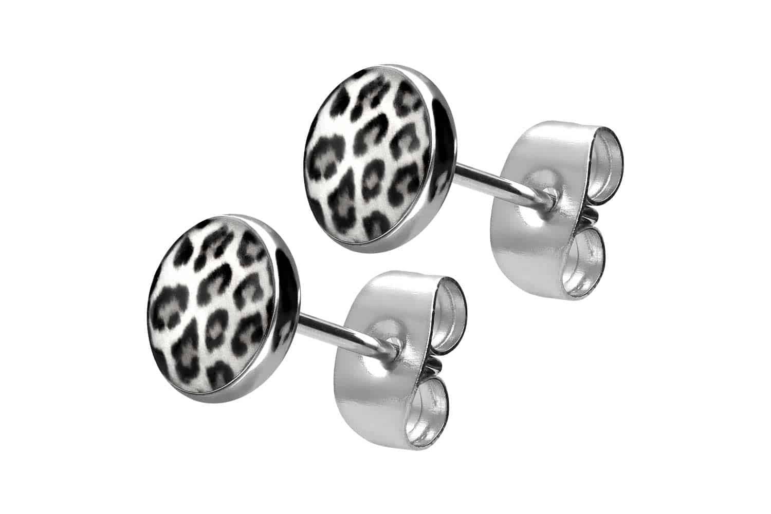 FILANGO Paar Ohrstecker Chirurgenstahl Ohrstecker LEOPARD günstig online kaufen