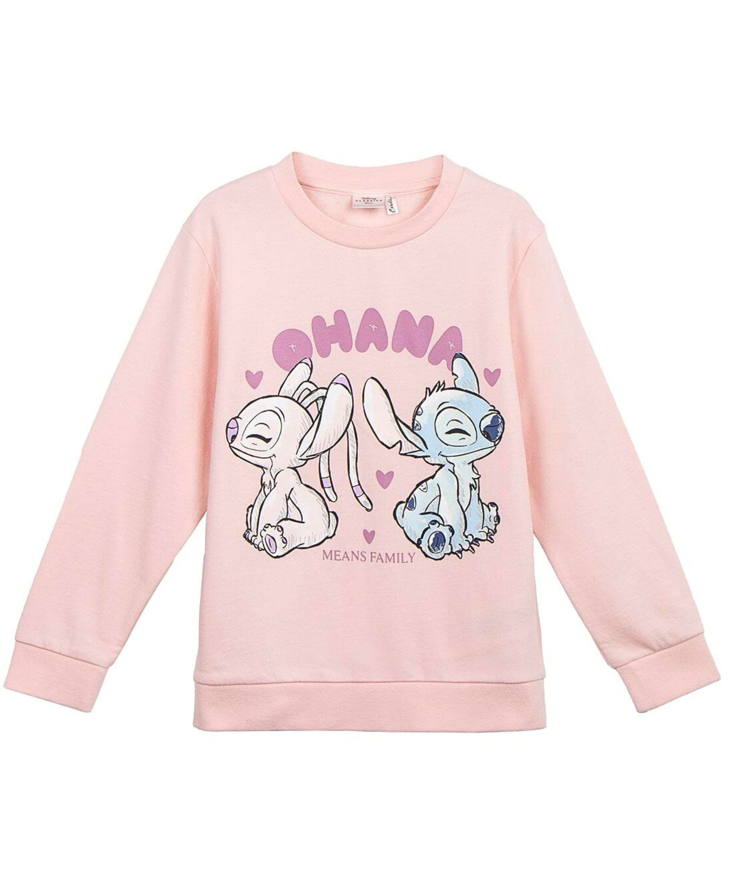 Lilo & Stitch Sweatshirt OHANA MEANS FAMILY - STITCH & ANGEL Девочкам Sweat-Pullover Размер 116-158 cm