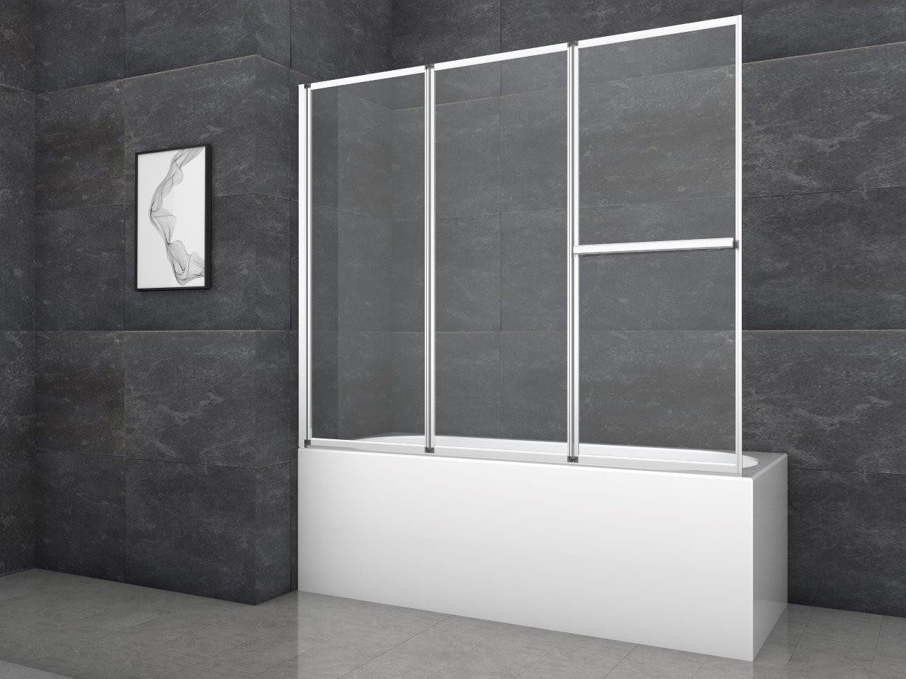 Badewannenfaltwand Silver Vital