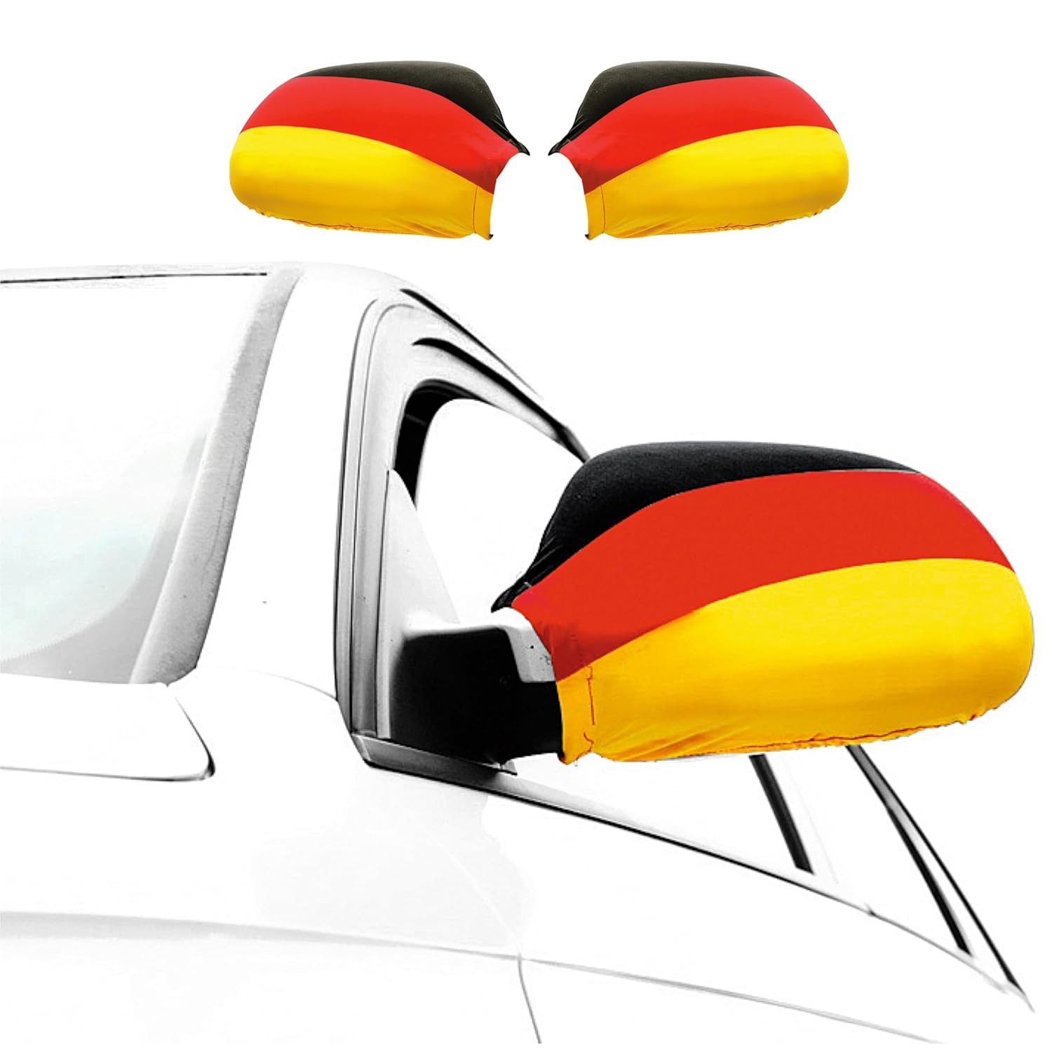 Dekotalent® Flagge 2er Spiegelüberzieher WM 2026 Fahne für Außenspiegel - Überzieher (2-St)