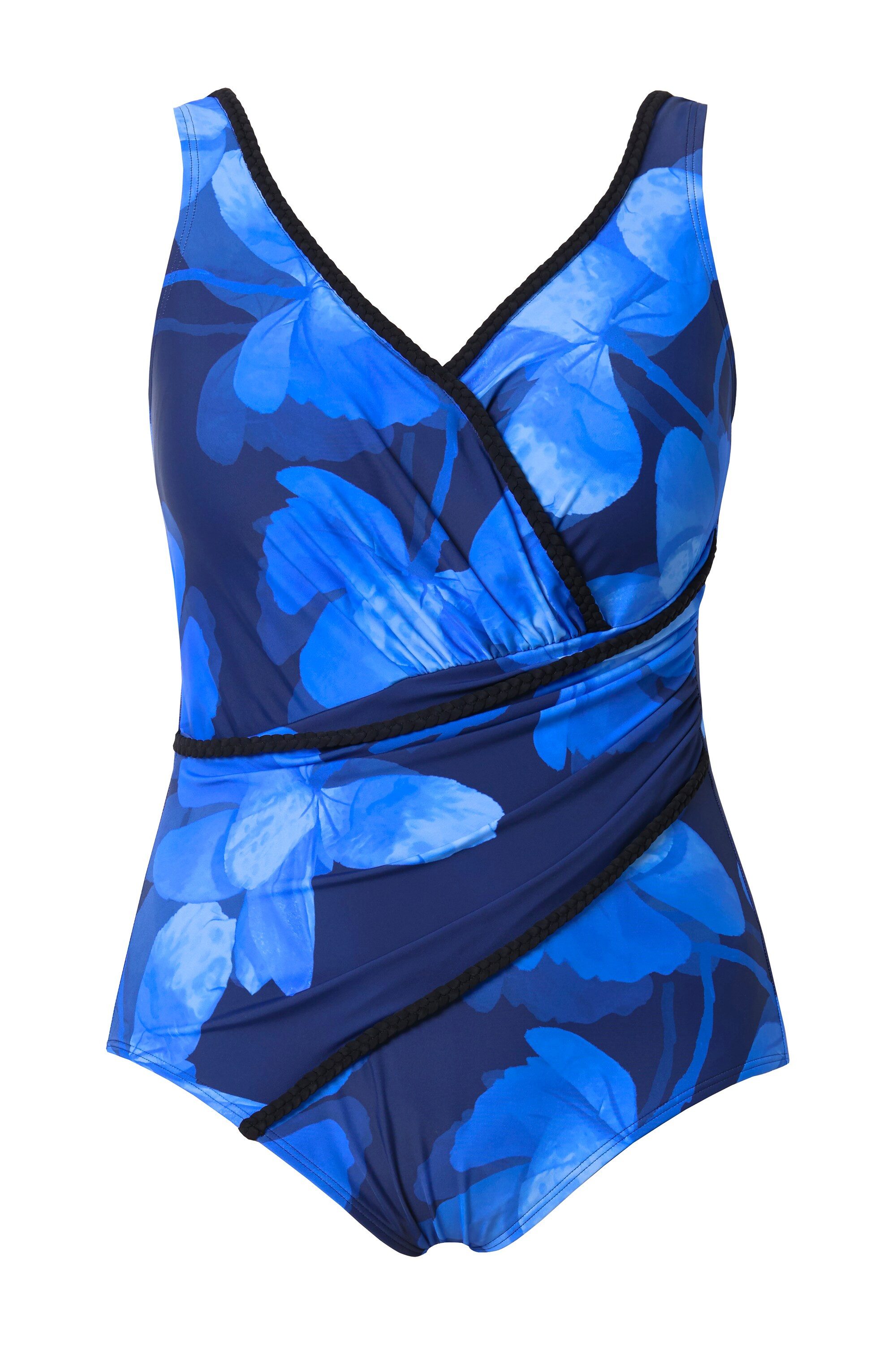 Ulla Popken Badeanzug Badeanzug Drapierung Softcups recycelt günstig online kaufen