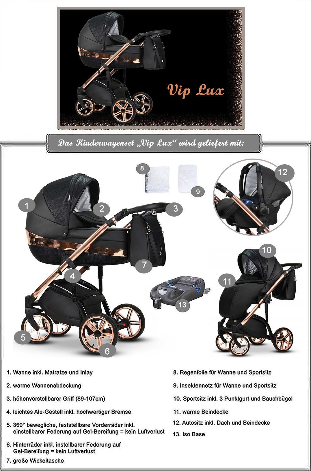 BabyMerc Vip Lux 5in1 - Bild 5