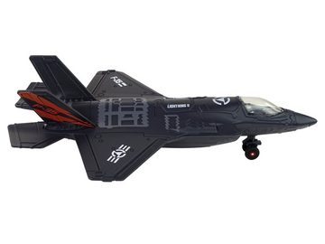 LEAN Toys Spielzeug-Flugzeug Flugzeug Reibungsantrieb Lichter Sounds Spielzeug Modell Luftfahrt