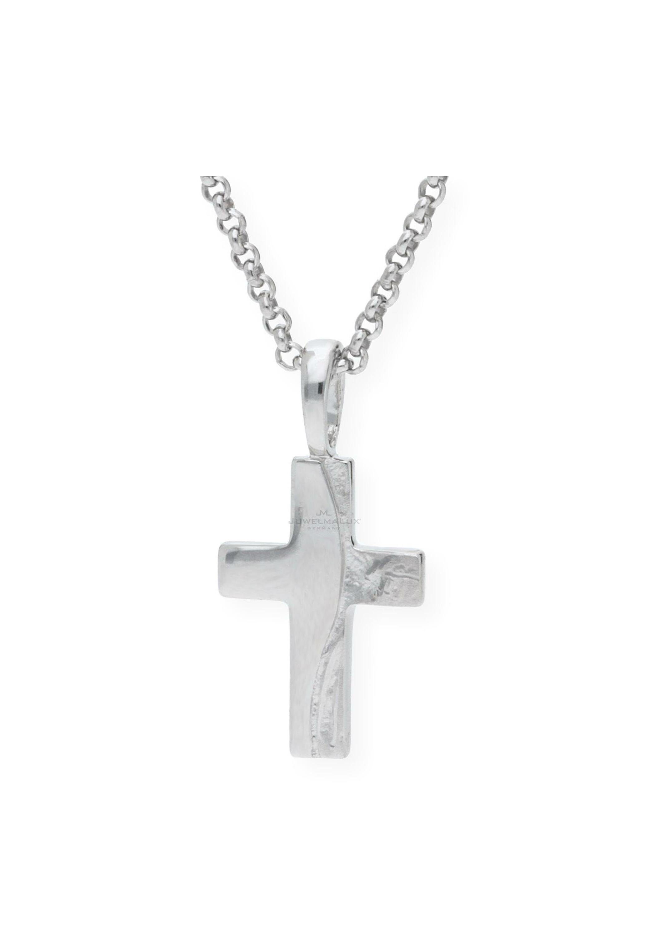 JuwelmaLux Kreuzanhänger Kreuz Anhänger 925er Sterling Silber, ohne Kette, inkl. Schmuckschachtel