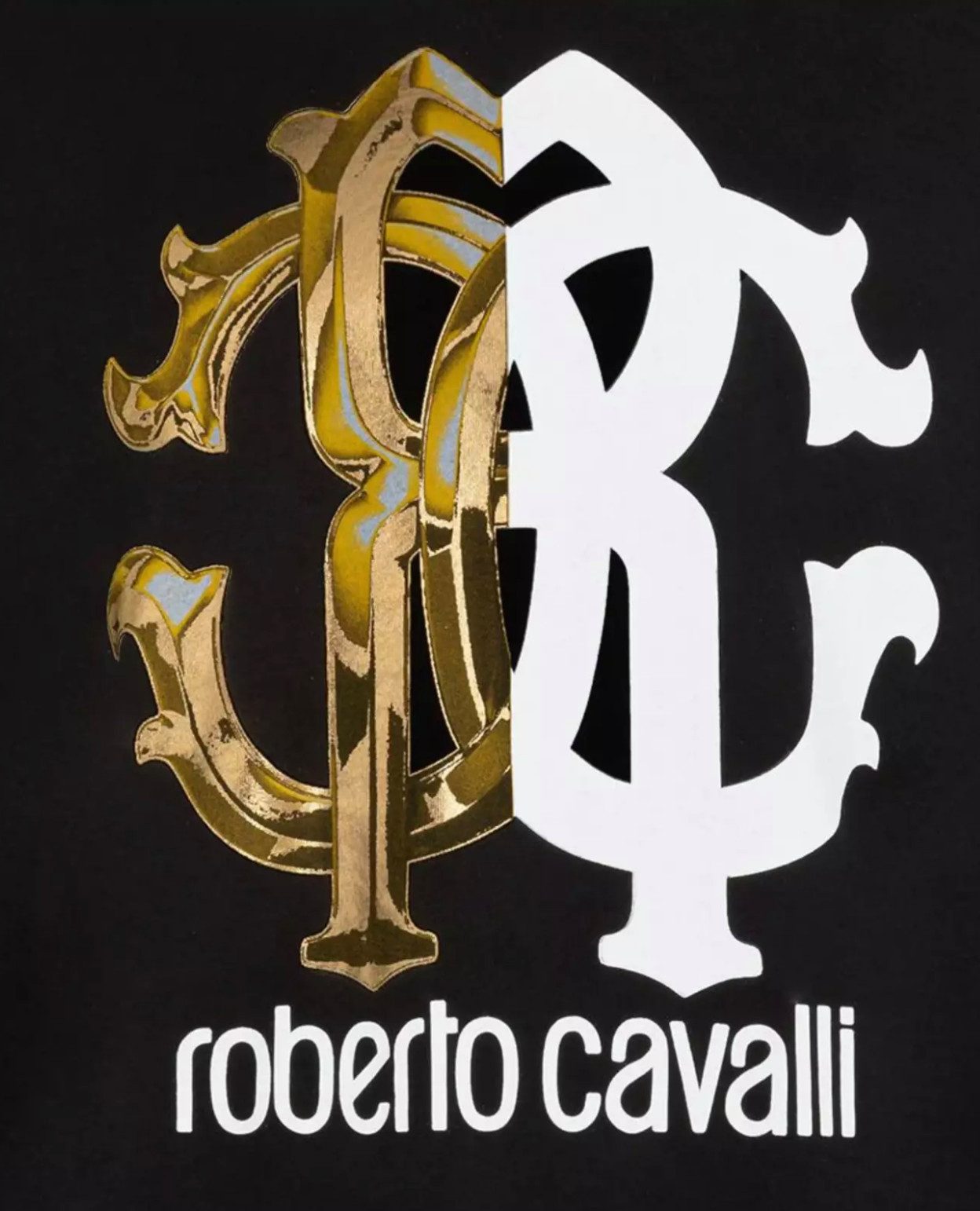 roberto cavalli T-Shirt Firenze RC Logo Slim Fit Shirt Haupt- und luxuriöseste Linie der Marke