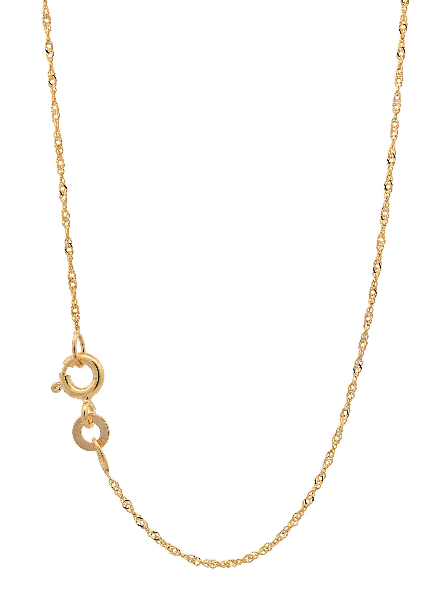 HOPLO Goldkette Goldkette Singapurkette Länge 42cm - Breite 1,0mm - 333-8 Karat Gold, Made in Germany