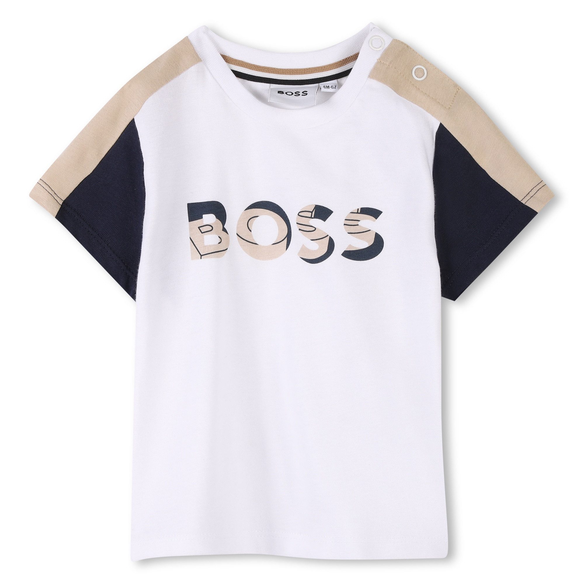Boss Kidswear Neugeborenen-Geschenkset BOSS Kidswear sommerliches Set für Babys mit Shirt und Short Logodruck