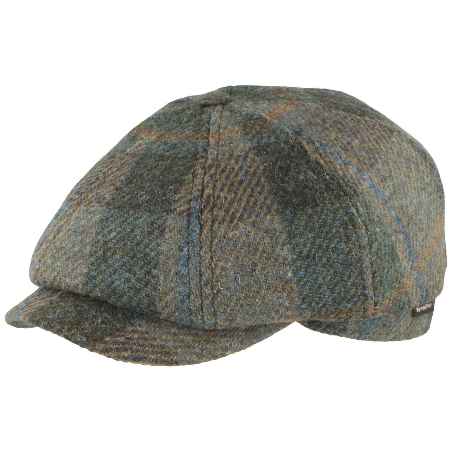 Breiter Schiebermütze 8-tlg Schiebermütze aus Harris Tweed SympaTex