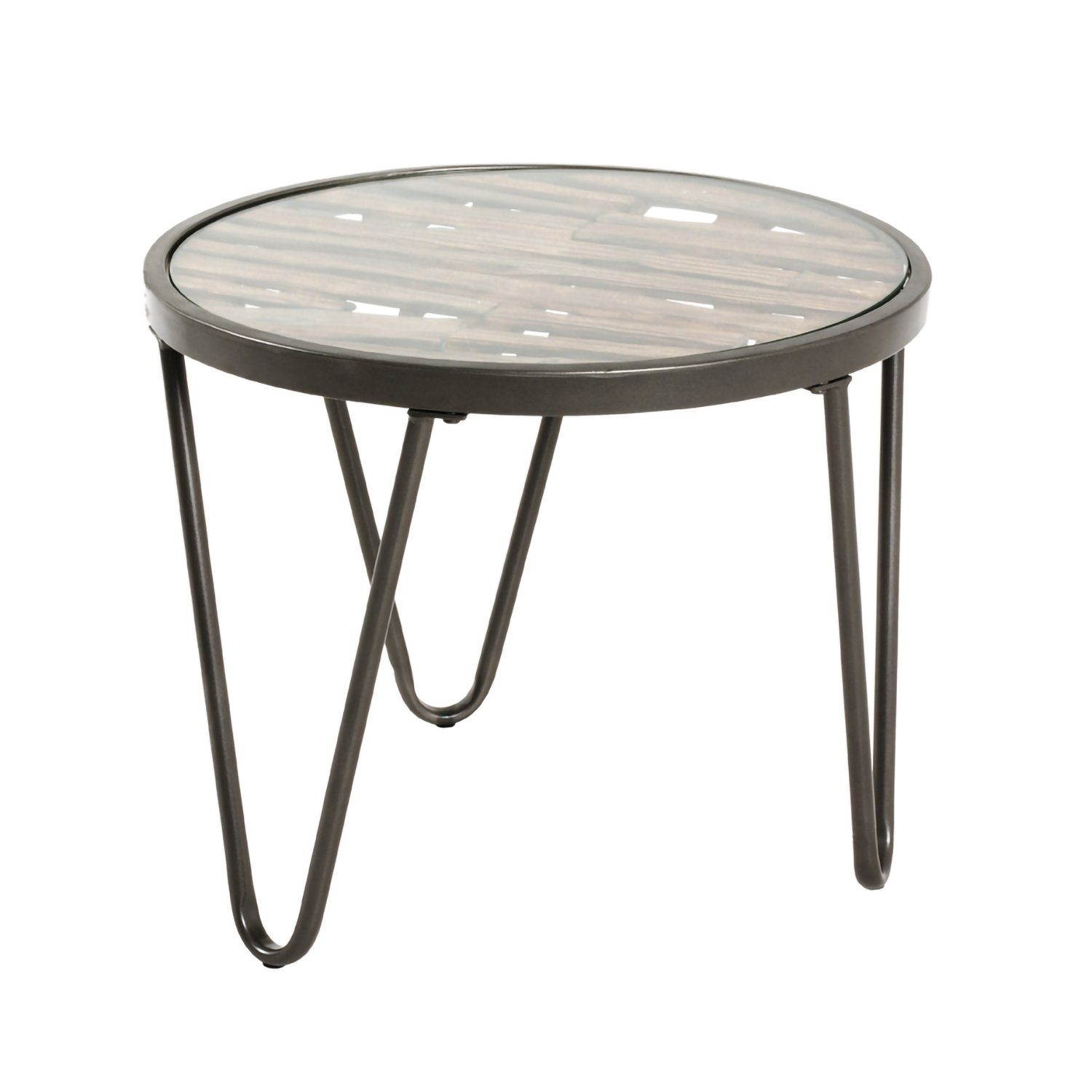 Beistelltisch HAKU Möbel Beistelltisch - anthrazit-natur - H. 43cm