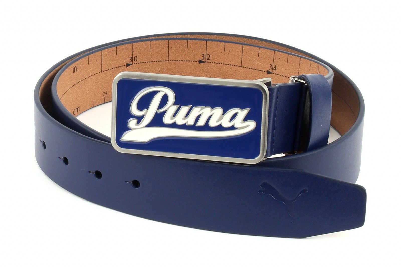 PUMA Ledergürtel Fitted Belt CTL aus echtem Rindsleder