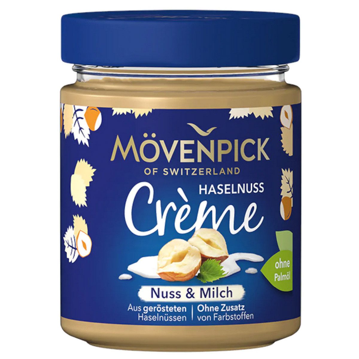 Mövenpick Fruchtaufstrich, Mövenpick Nuss und Milch Helle Haselnuss Creme Brotaufstrich 300g
