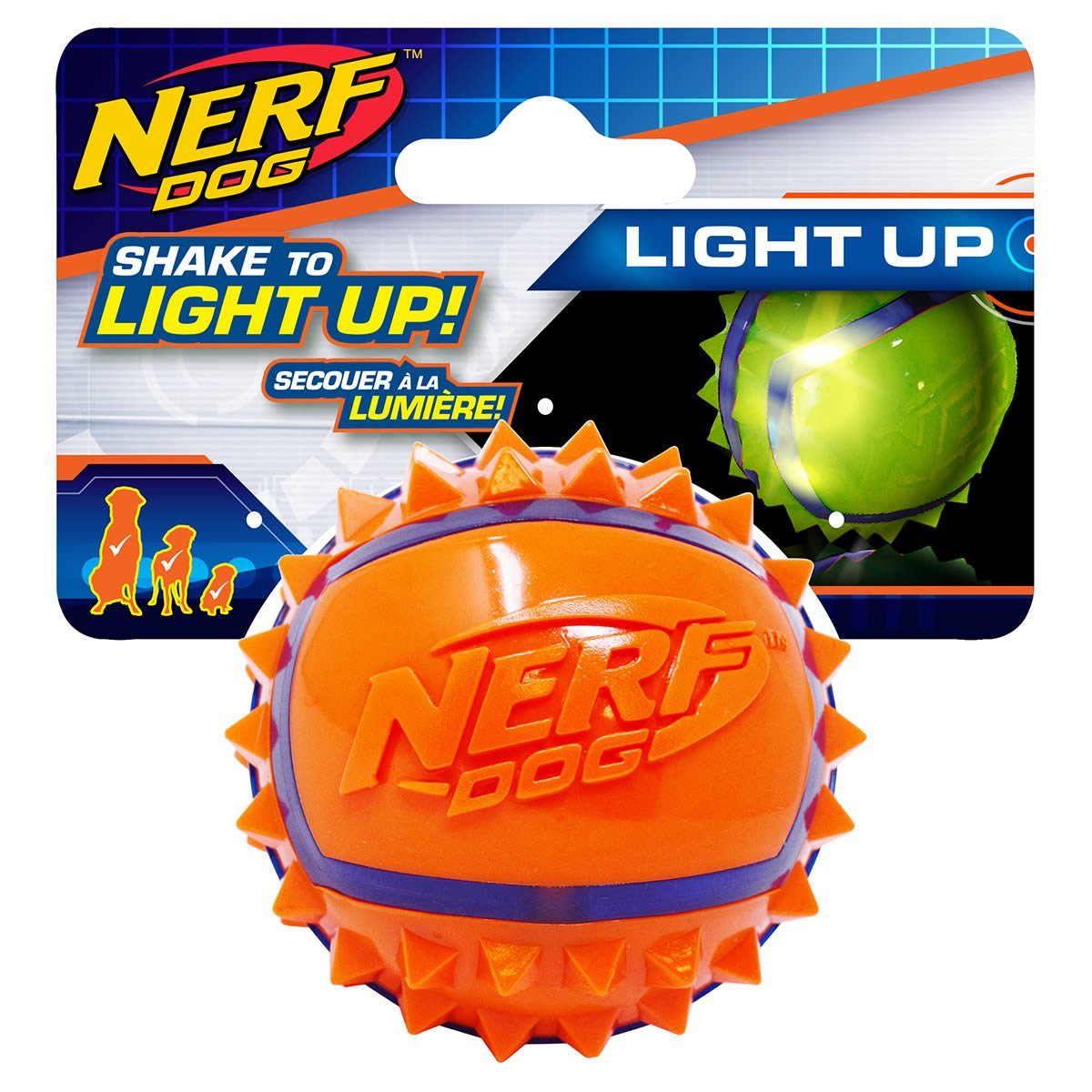 Nerf Dog Tierball LED Spike Ball
