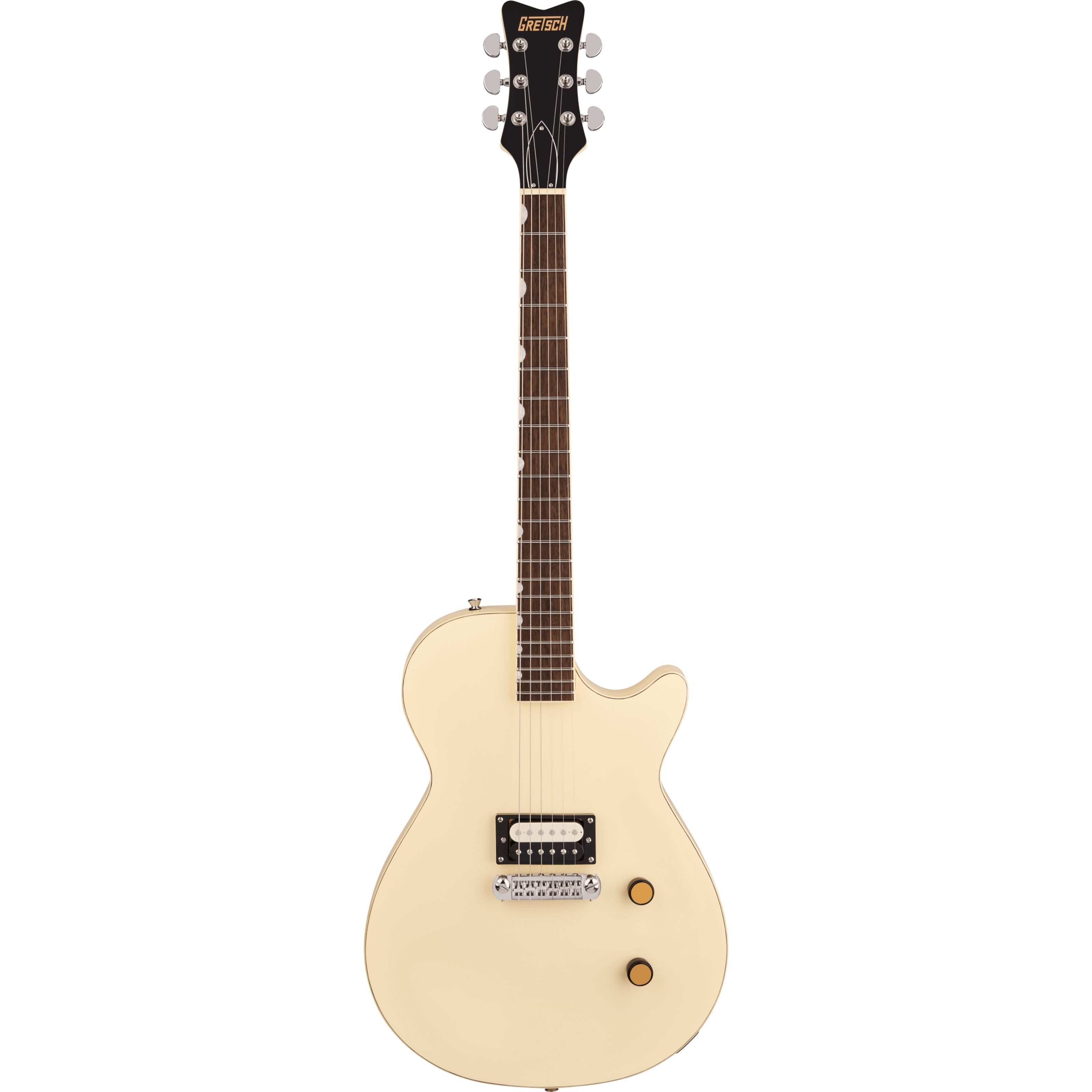 Gretsch E-Gitarre, E-Gitarren, Single Cut Modelle, Streamliner Jet 1 Pickup Vintage White - Single Cut E-Gitarre
