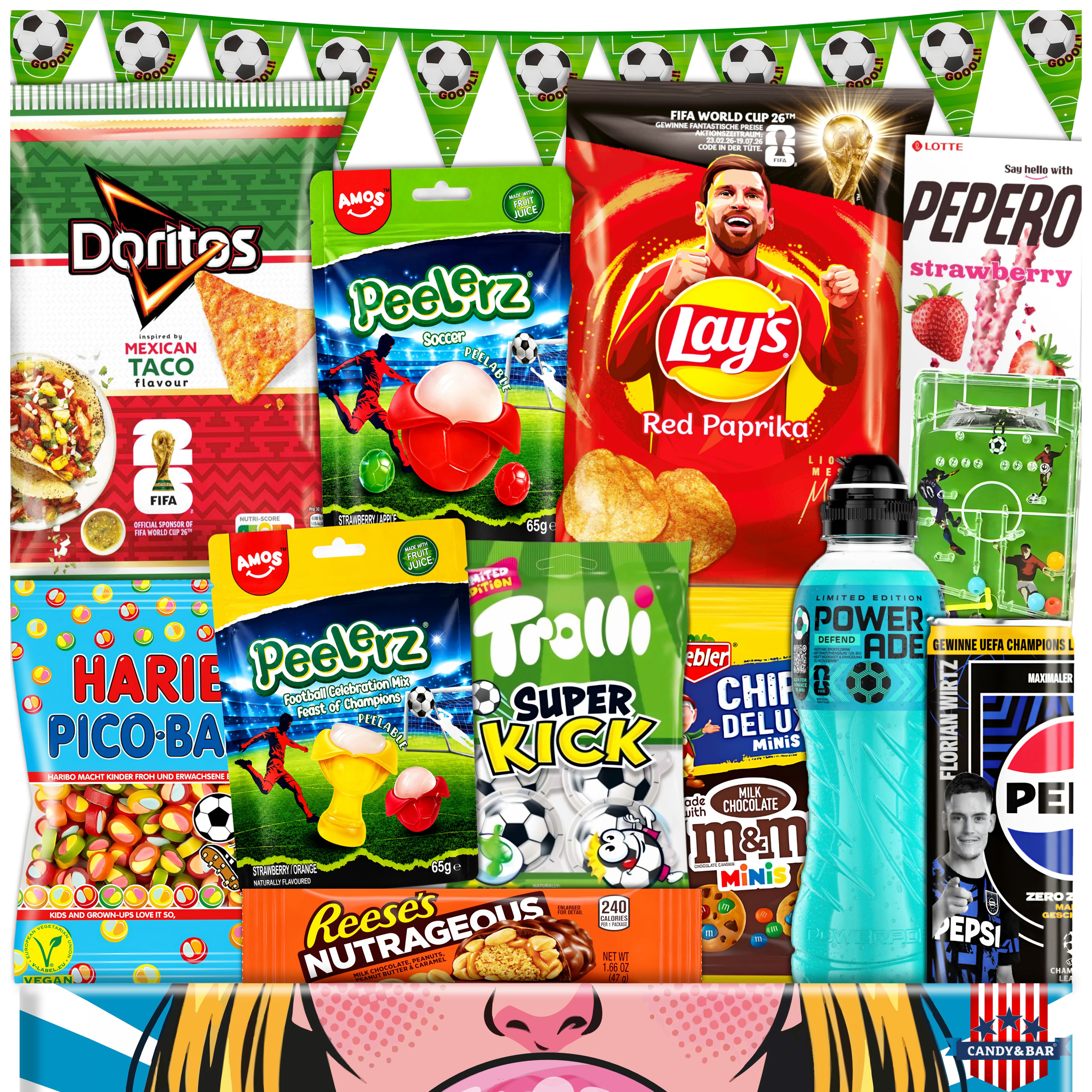 Candy & Bar Süßigkeit Snack Box - Süßigkeiten & Chips
