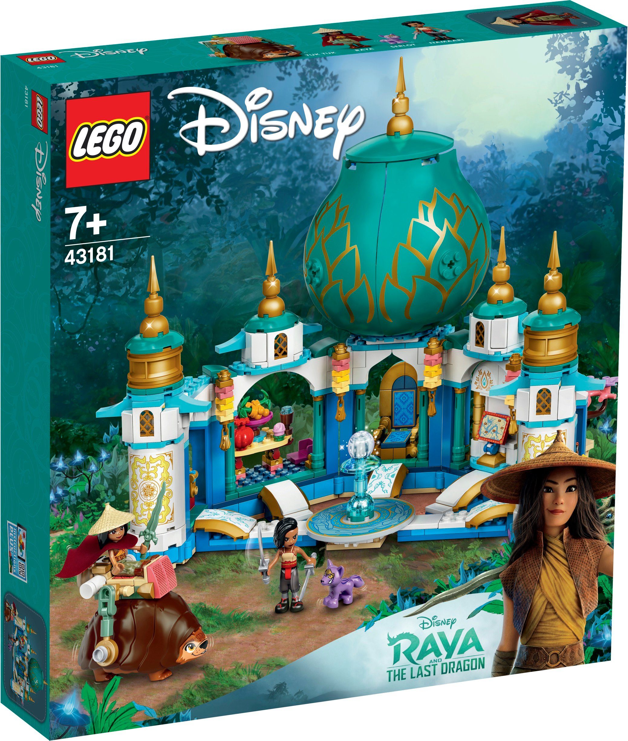 LEGO® Konstruktions-Spielset Disney Princess™ 43181 Raya und der Herzpalast, (610 St)