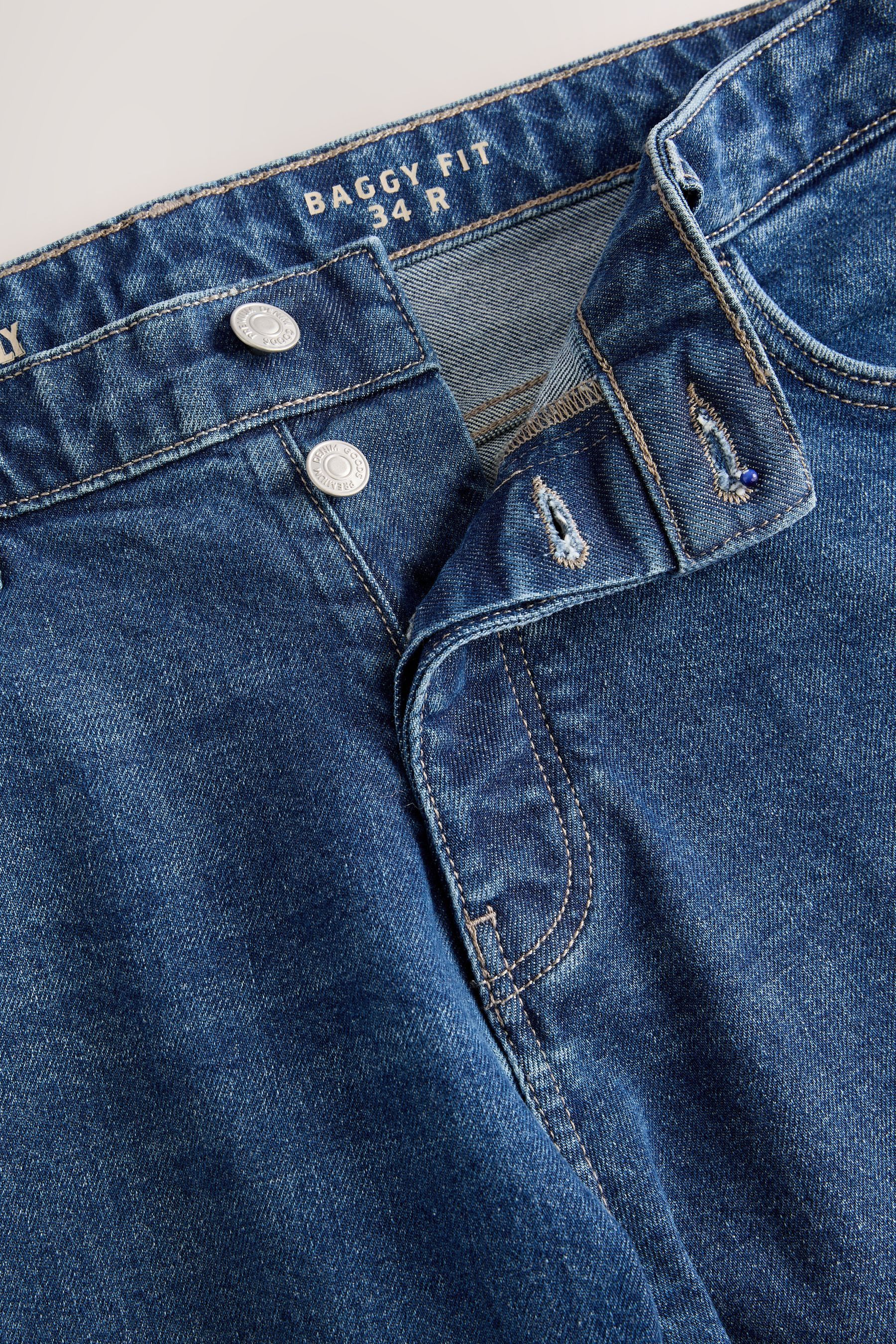 Next Weite Jeans Authentic Stretch-Jeans im Baggy Fit (1-tlg)