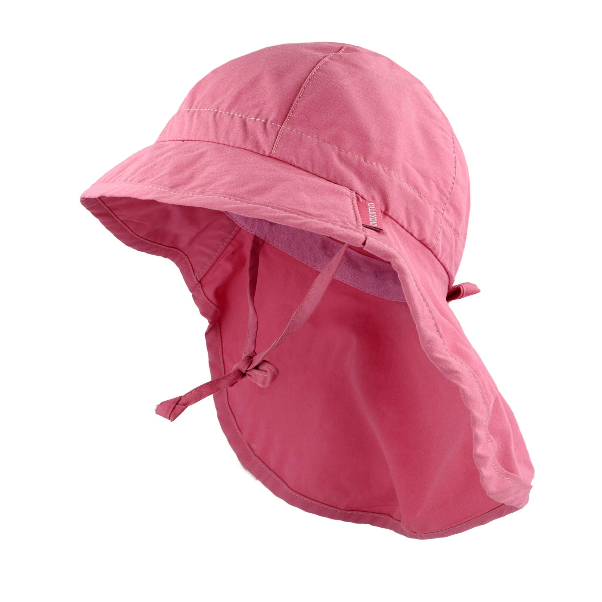 Fischerhut GOTS MINI GIRL-Flapper Nackenschutz, Bindeband, Waschoptik, UV