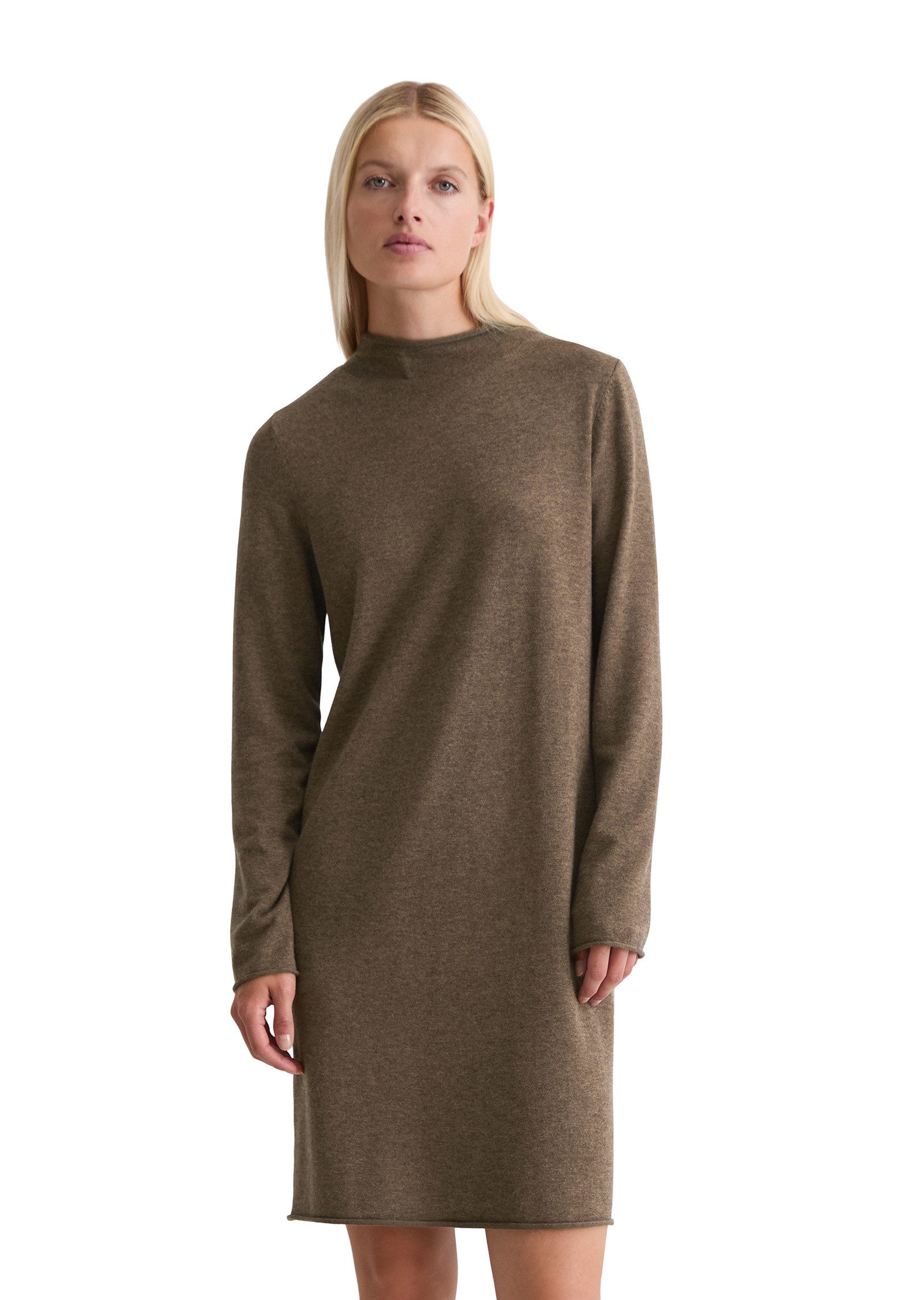 Marc O'Polo Strickkleid aus edlem Schurwolle-Viskose-Mix