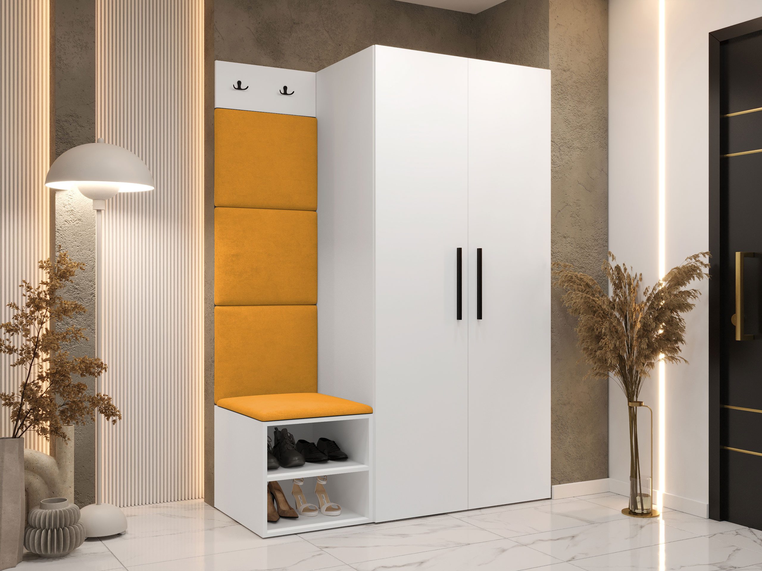 MIRJAN24 Garderoben-Set Medi IV, (Drehtürenschrank, Schuhschrank, günstig online kaufen