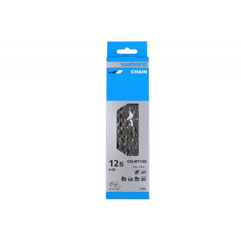 Shimano Fahrradkette SLX CN-M7100 12-fach Kette für Fahrräder, 138 Glieder